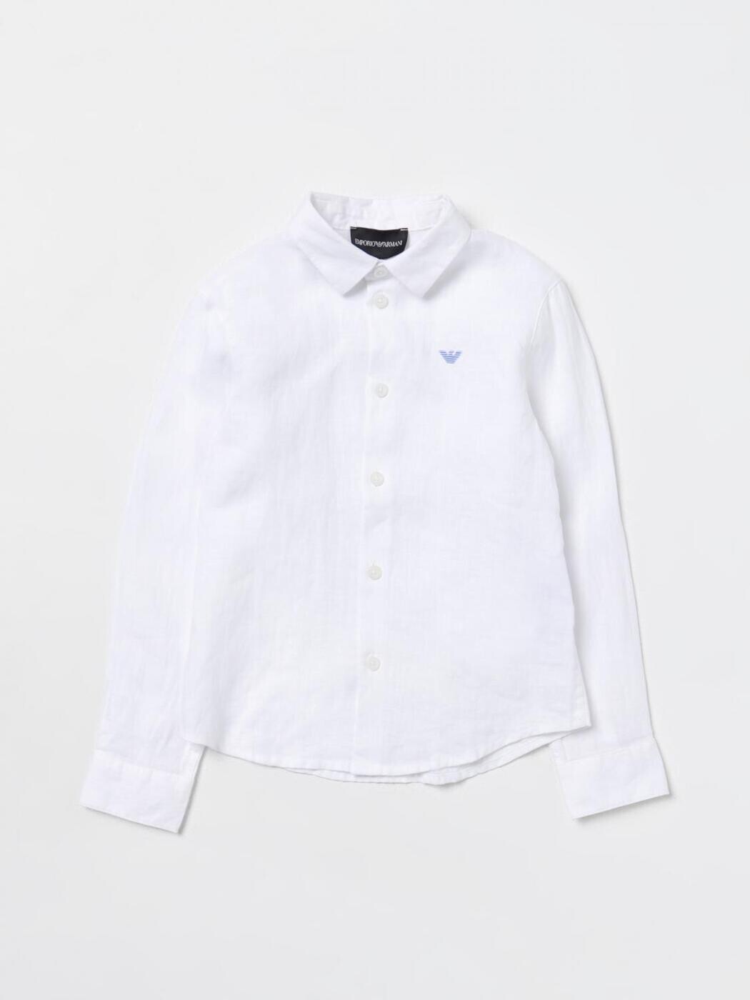 エンポリオ・アルマーニ EMPORIO ARMANI シャツ ボーイズ ホワイト Casual shirts 8N4CJ93NEEZ White 関税 送料無料 2026SS gi|BRANDSHOP「il Tesoro」