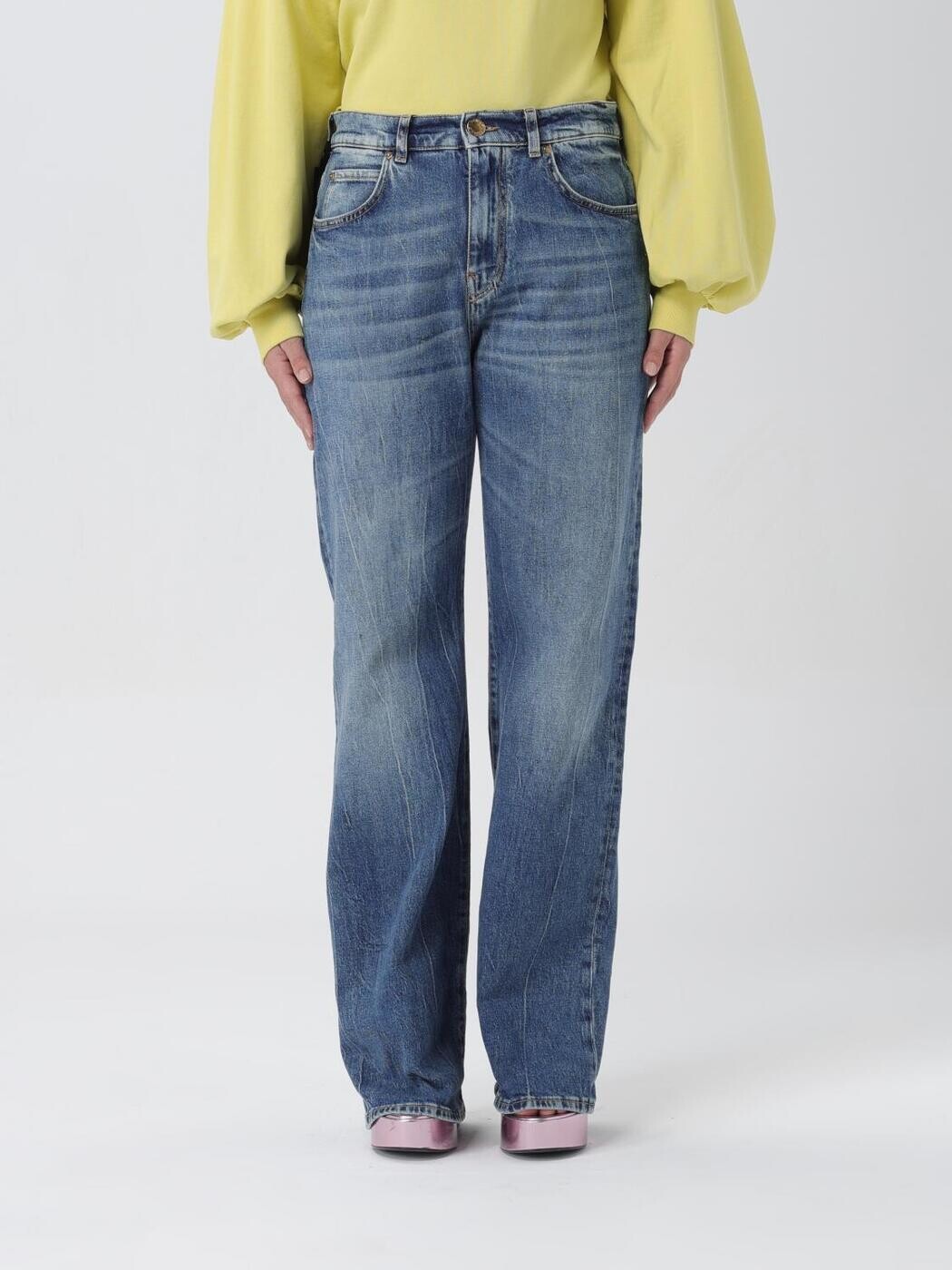 ピンコ PINKO デニム レディース ブルー Jeans 101733A1LP 関税 送料無料 2025AW gi