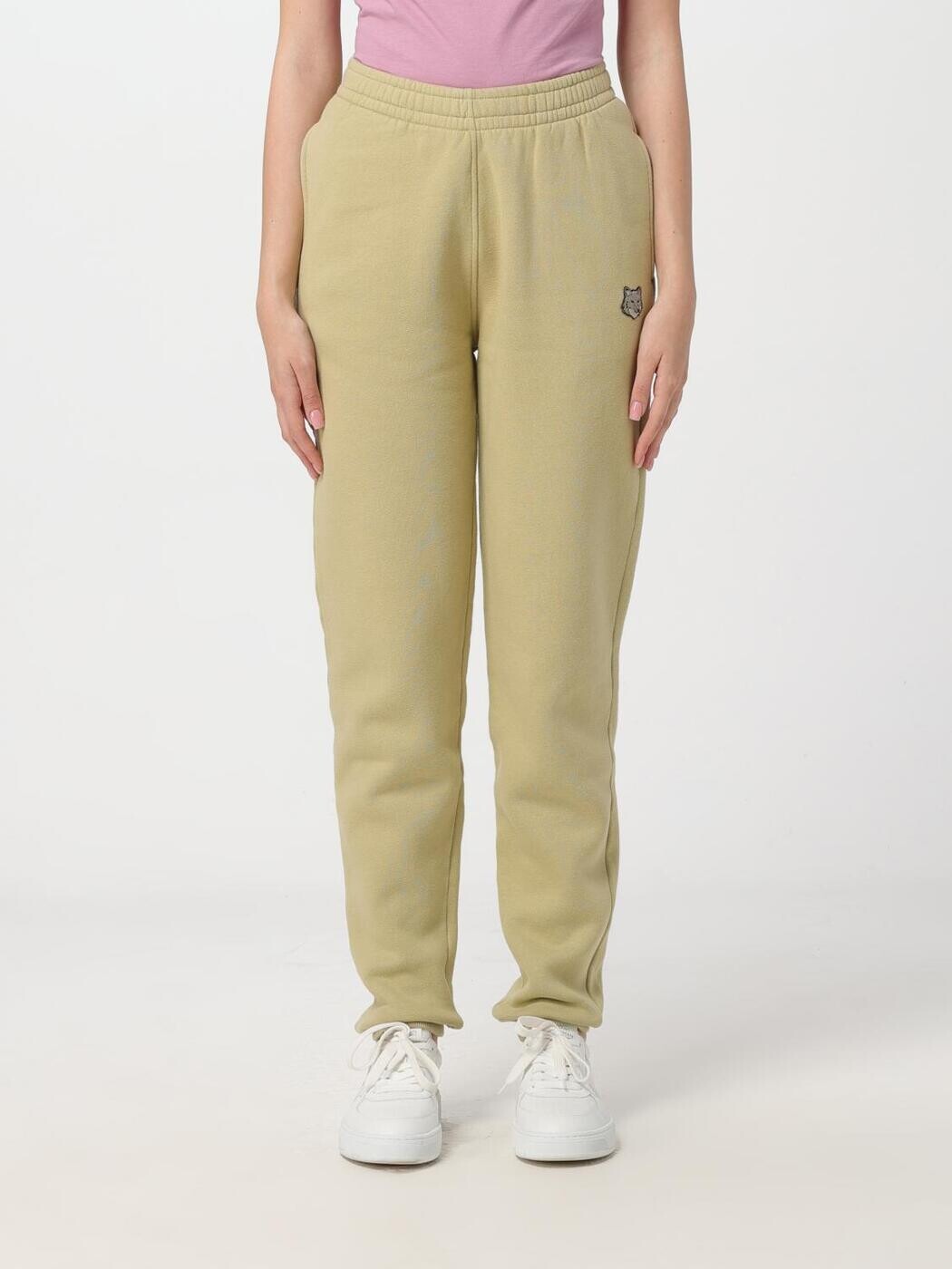 メゾン キツネ MAISON KITSUNE ズボン パンツ レディース ベージュ Trousers MW01114KM0307 関税 送料無料 2025AW gi