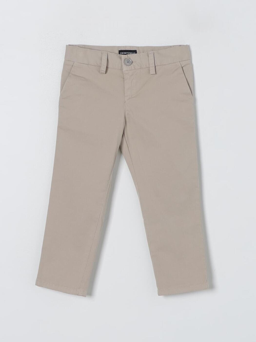 エンポリオ・アルマーニ EMPORIO ARMANI ズボン下 ボーイズ ベージュ Cargo trousers 8N4P604N6YZ 関税 貨物輸送無料 2025AW gi
