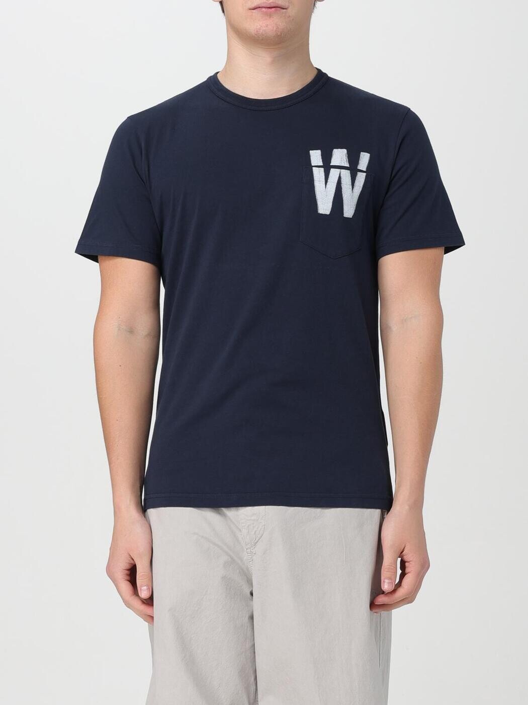 ウールリッチ WOOLRICH Tシャツ メンズ ブルー T-shirts CFWOTE0122MRUT2926 Blue 関税 送料無料 2025AW gi|BRANDSHOP「il Tesoro」