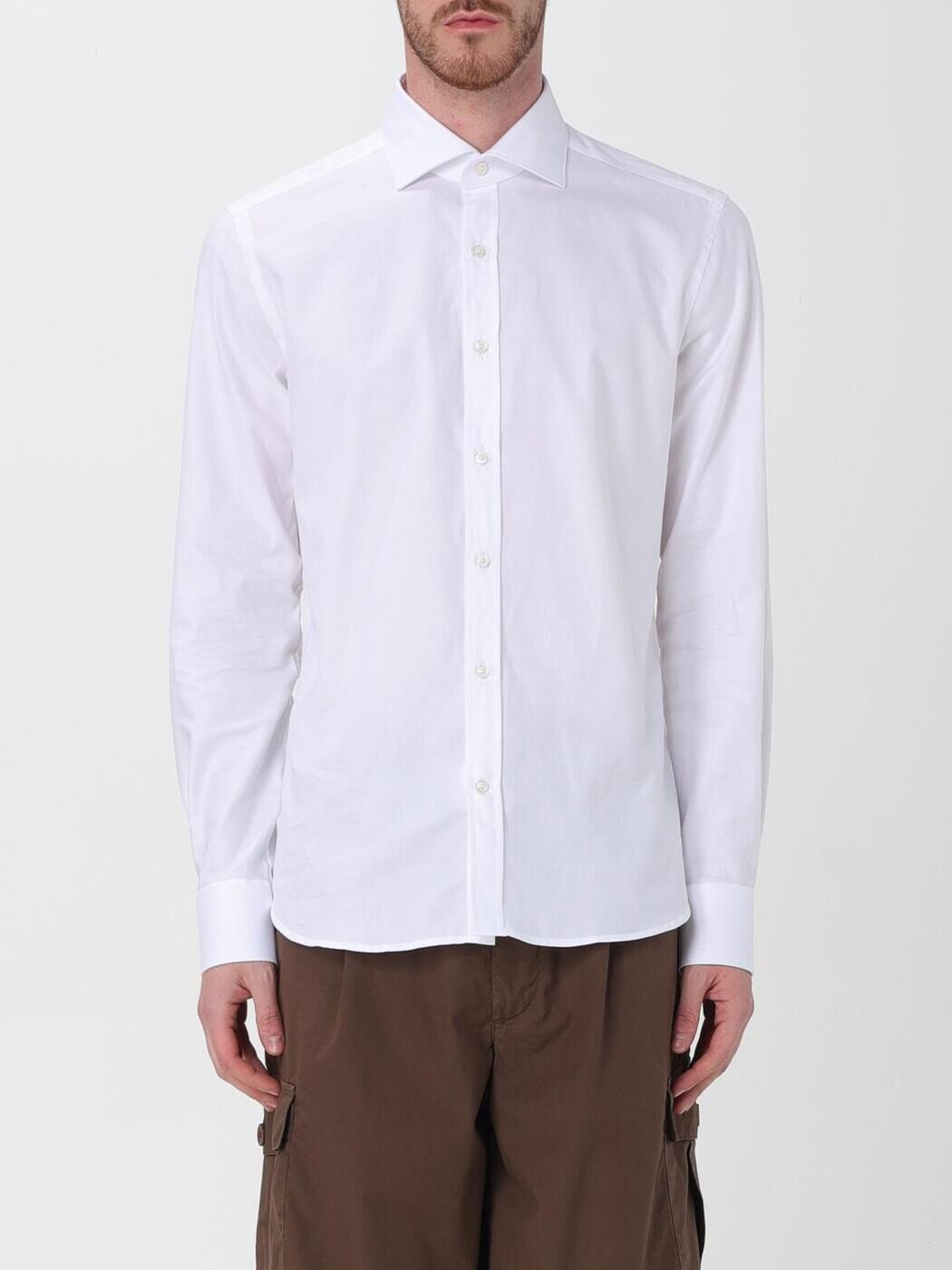 クロスシー XC プルオーバー メンズ 白いこと Shirts P64B438-GHC04 関税 貨物輸送無料 2024SS gi メンズファッション-トップス