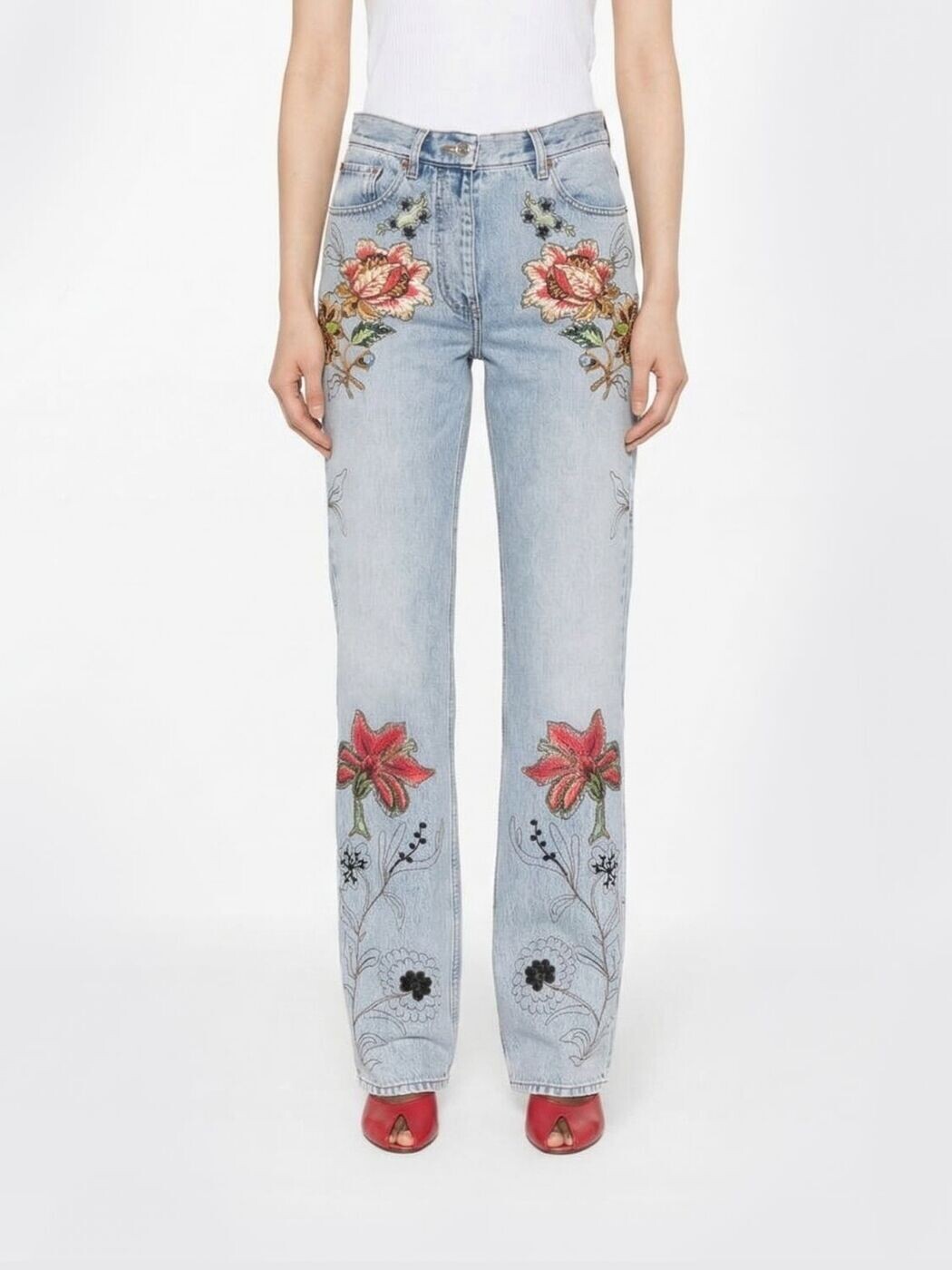 バレンチノ VALENTINO ジーンズ レディース 青碧 Jeans 8B3DD2AX9YC 関税 貨物輸送無料 2026SS gi