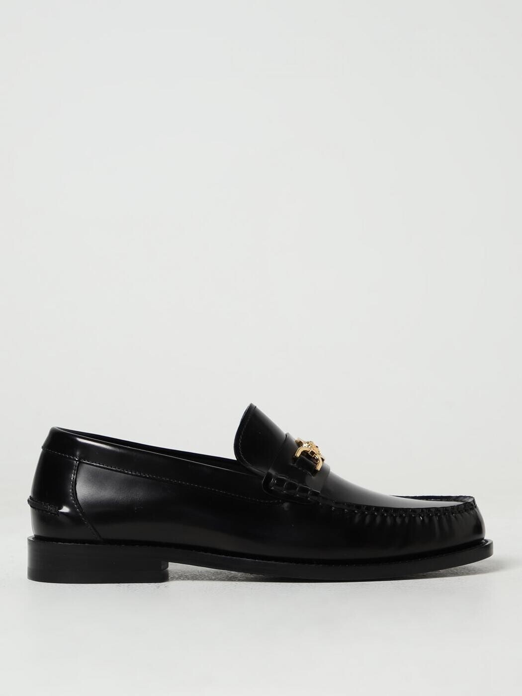 ヴェルサーチ VERSACE 置き目毛皮 メンズ 黒いこと Loafers 10135921A09912 関税 貨物輸送無料 2026SS gi