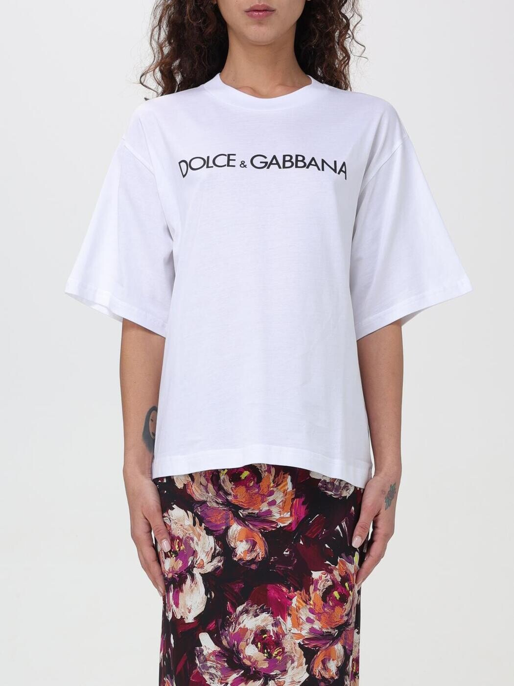 ドルチェ&ガッバーナ DOLCE&GABBANA ポロシャツ Tシャツ レディース ホワイト T-shirts and polo shirts F8U10TG7H4P White 関税 送料無料 2026SS gi|BRANDSHOP「il Tesoro」