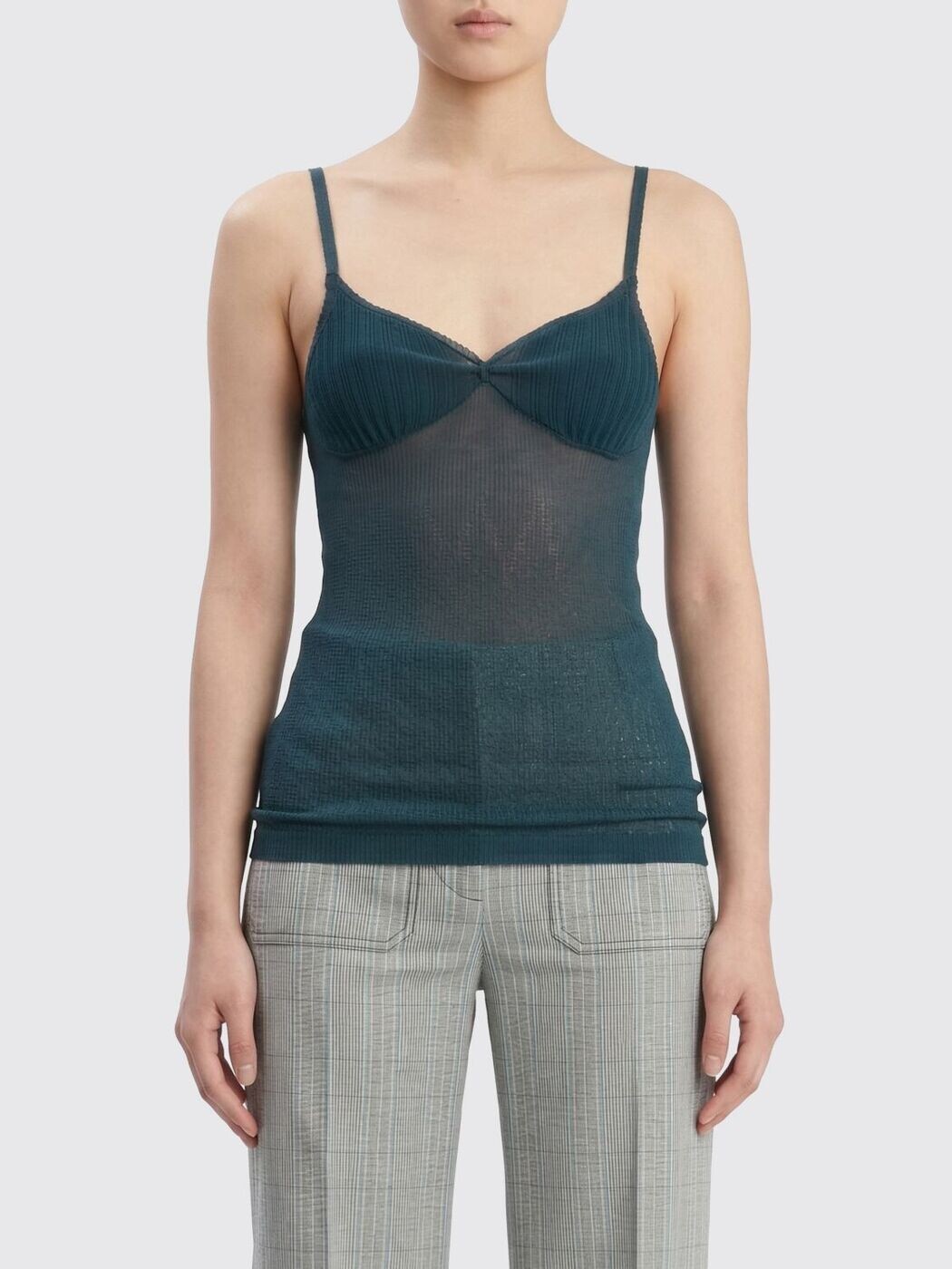 ヴィクトリア・ヴィクトリア・ベッカム VICTORIA VICTORIA BECKHAM プルオーバー トップス レディース 緑であること T-shirts and tops 1126KTP006998A 関税 貨物輸送無料 2026SS gi
