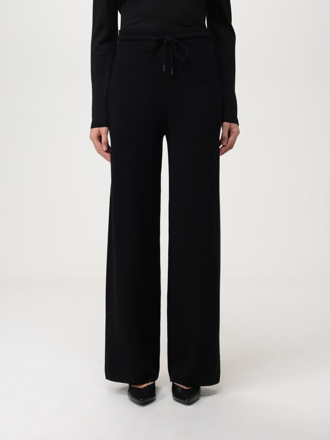 マックス パンパノウサギ MAX MARA ズボン ズボン下 レディース 黒いこと Trousers 2313360133600 関税 貨物輸送無料 2023AW gi