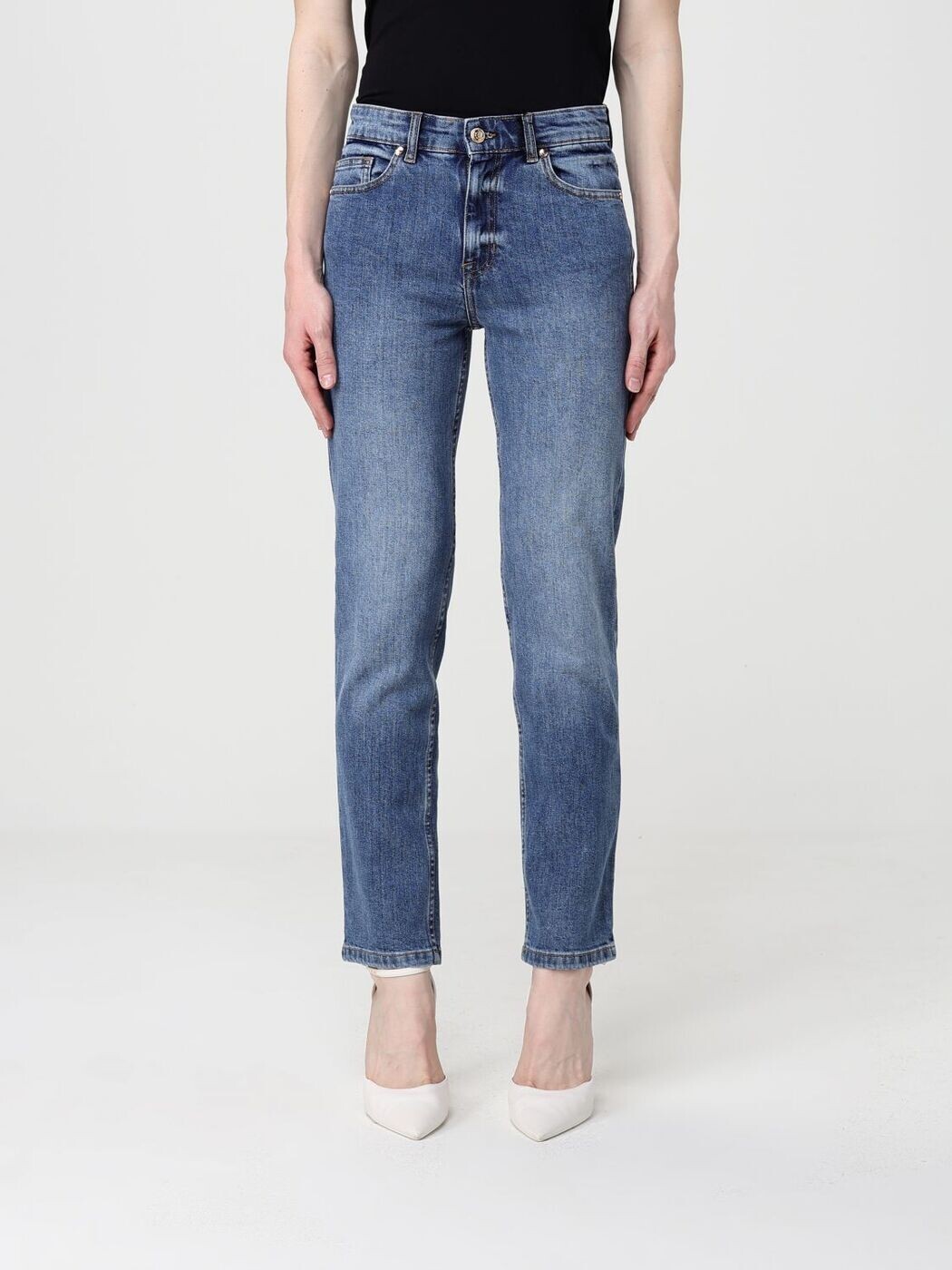 ジャスト カヴァリ JUST CAVALLI デニム レディース ブルー Jeans 80PAB5L1CDWCG 関税 送料無料 2026SS gi