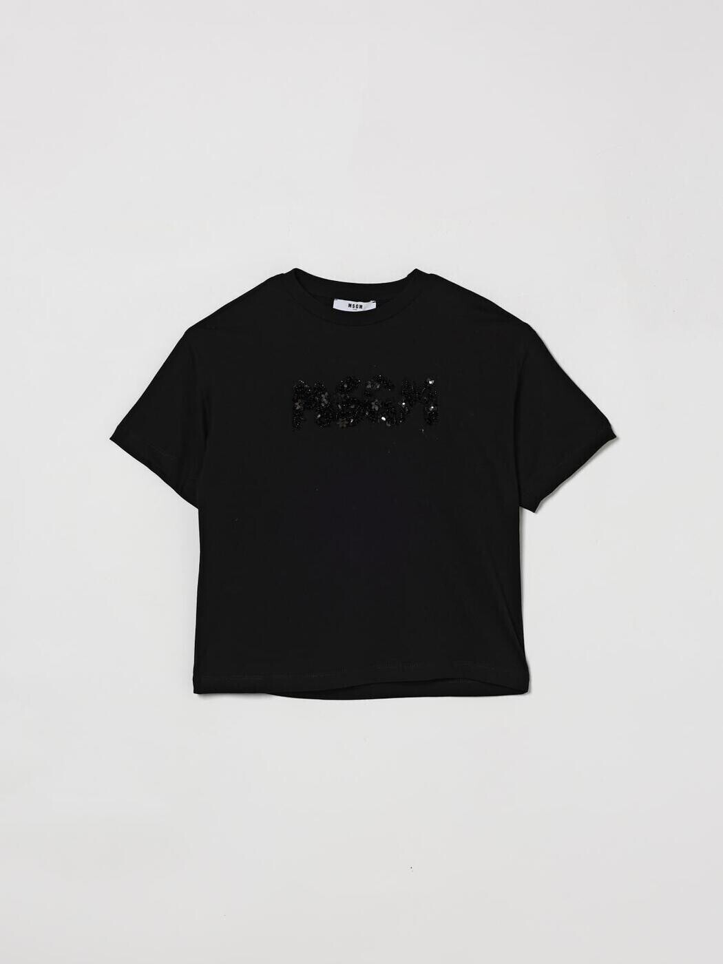 エムエスジーエム MSGM ロング衣袂ティーシャツ ティーシャツ ガールズ 黒いこと Long sleeve t-shirts S6MSJGTH087 関税 貨物輸送無料 2026SS gi