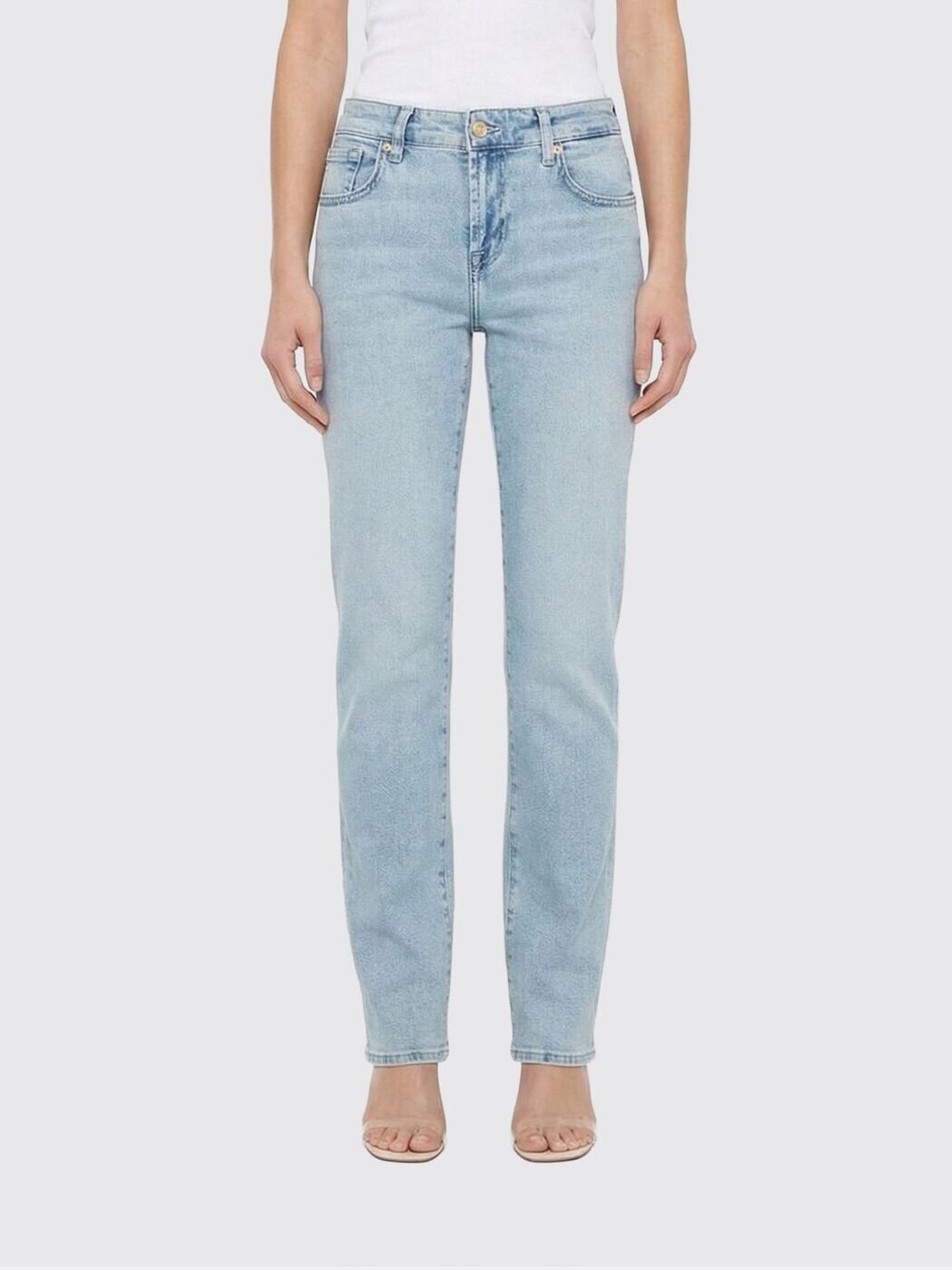 セブンフォーオールマンカインド 7 FOR ALL MANKIND デニム レディース ブルー Jeans 7UC90A91 関税 送料無料 2026SS gi