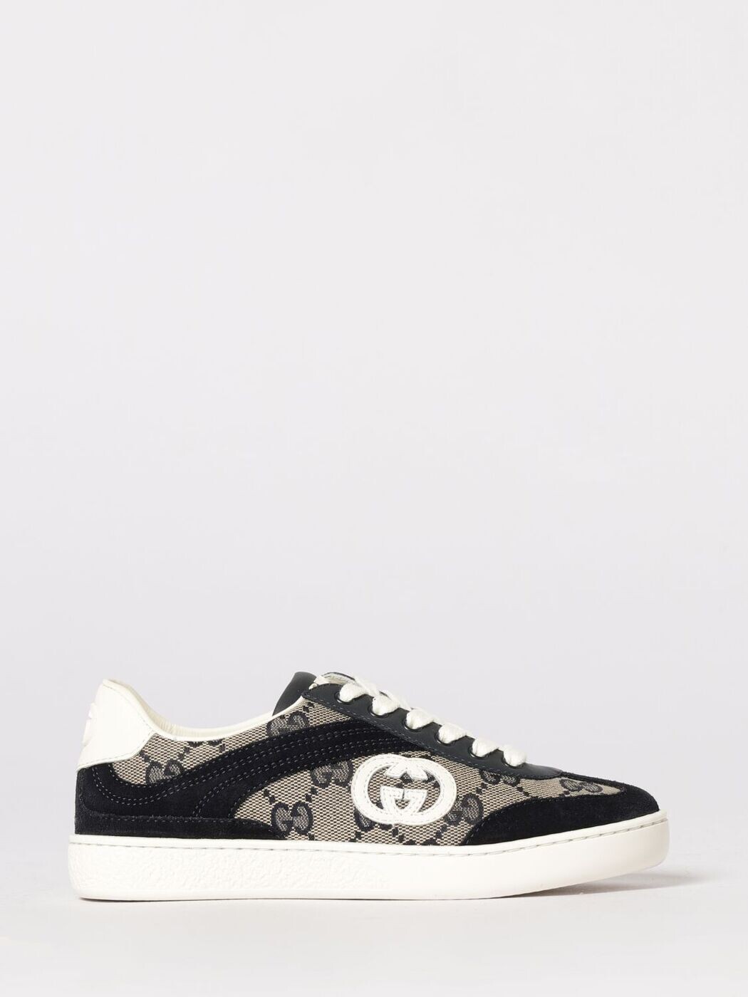 グッチ GUCCI 滑っこいスニーカー スニーカー ボーイズ ベージュ Flat sneakers 812674AE2T 関税 貨物輸送無料 2026SS gi