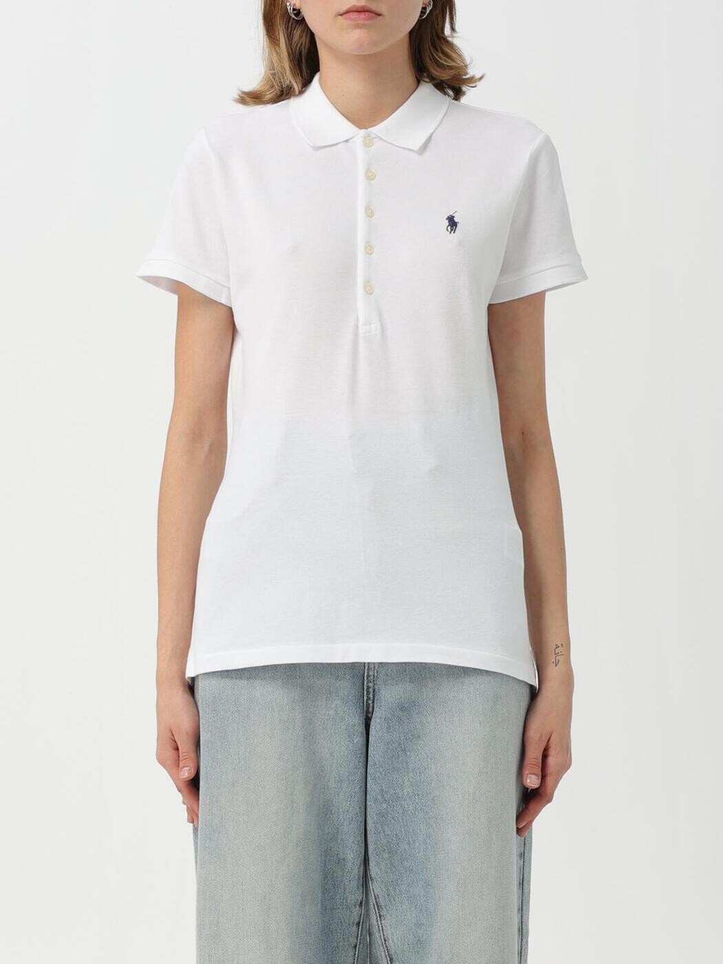 ラルフローレン POLO RALPH LAUREN スポーツシャツ レディース 白いこと Polo 211870245 関税 貨物輸送無料 2026SS gi