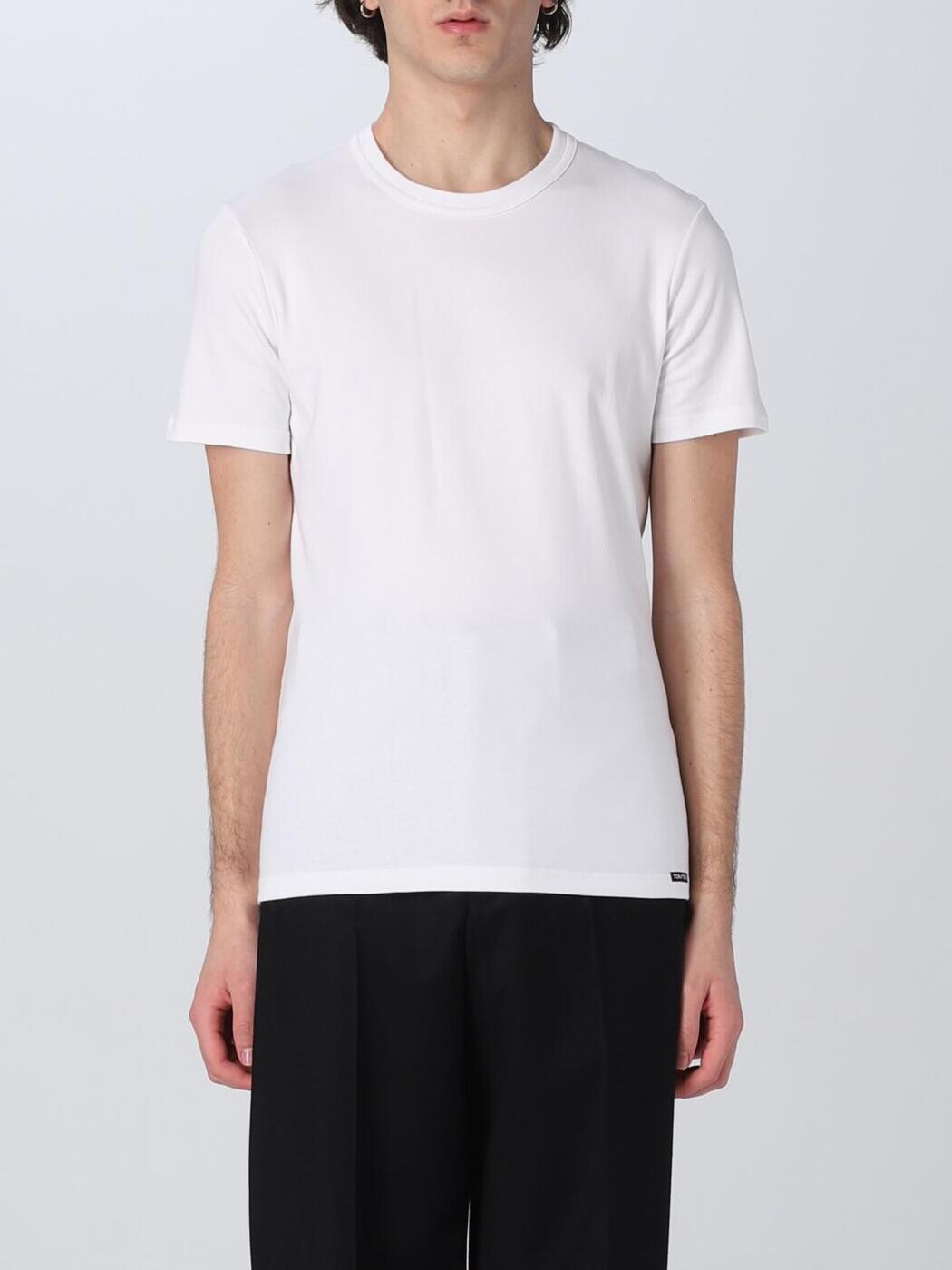 トム ジェラルド・r・フォード TOM FORD プルオーバー メンズ 白いこと T-shirts T4M081040 関税 貨物輸送無料 2026SS gi