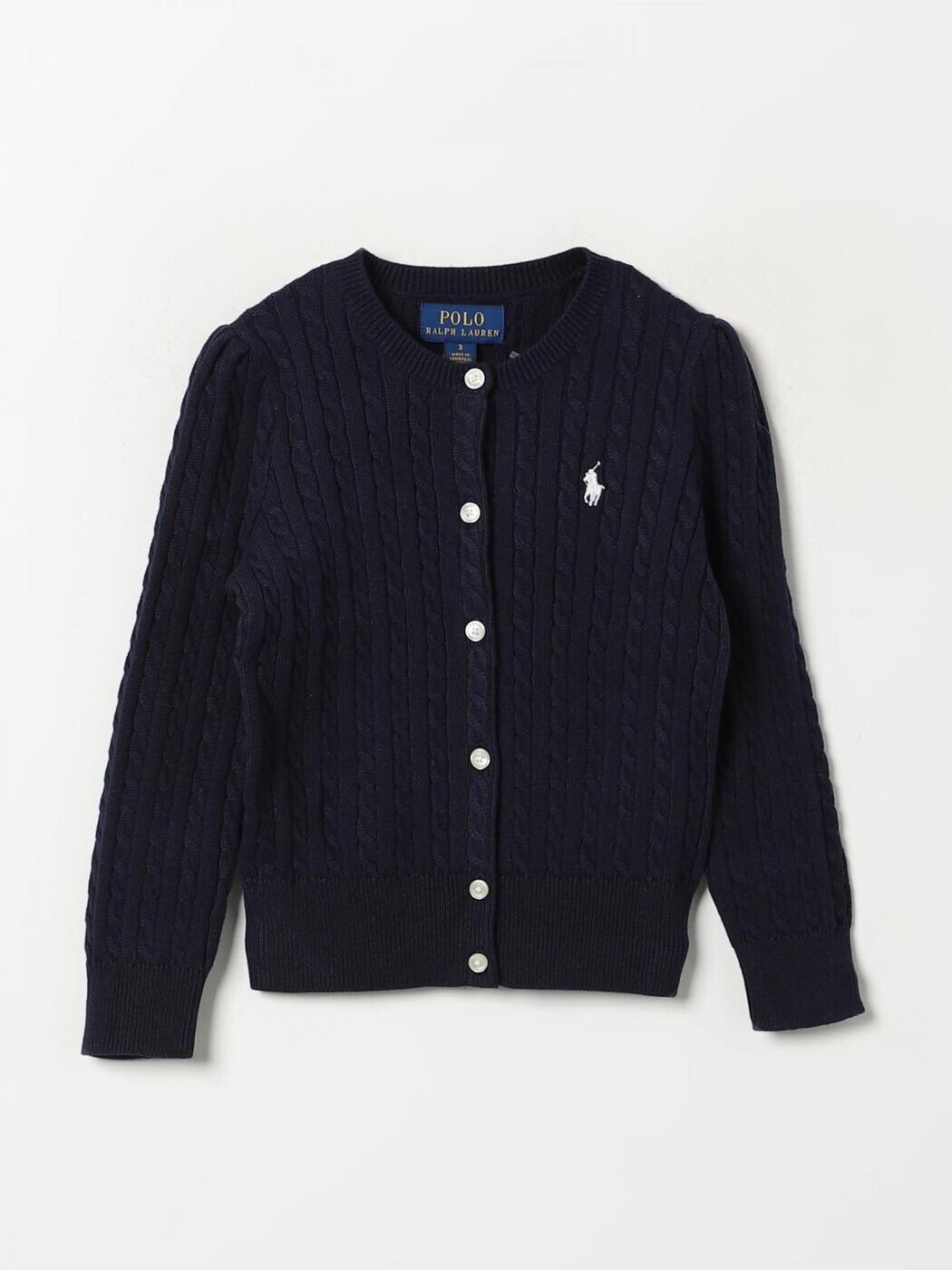 ポロ・ラルフローレン POLO RALPH LAUREN クルーネックジャンパー ニットウェア ガールズ ネイビー Crew neck jumpers 312543047 関税 送料無料 2025AW gi