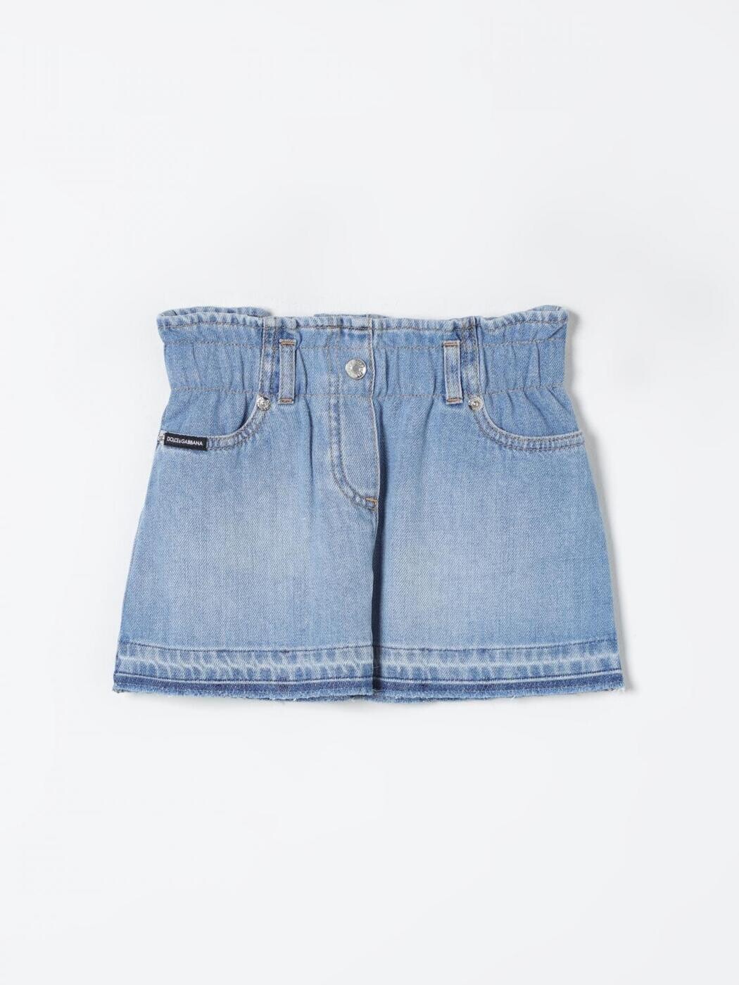 ドルチェ＆ガッバーナ DOLCE\u0026GABBANA ミニ御徒面子 スコート ガールズ 青碧 Mini-skirts L55I22LDC52 関税 貨物輸送無料 2025AW gi