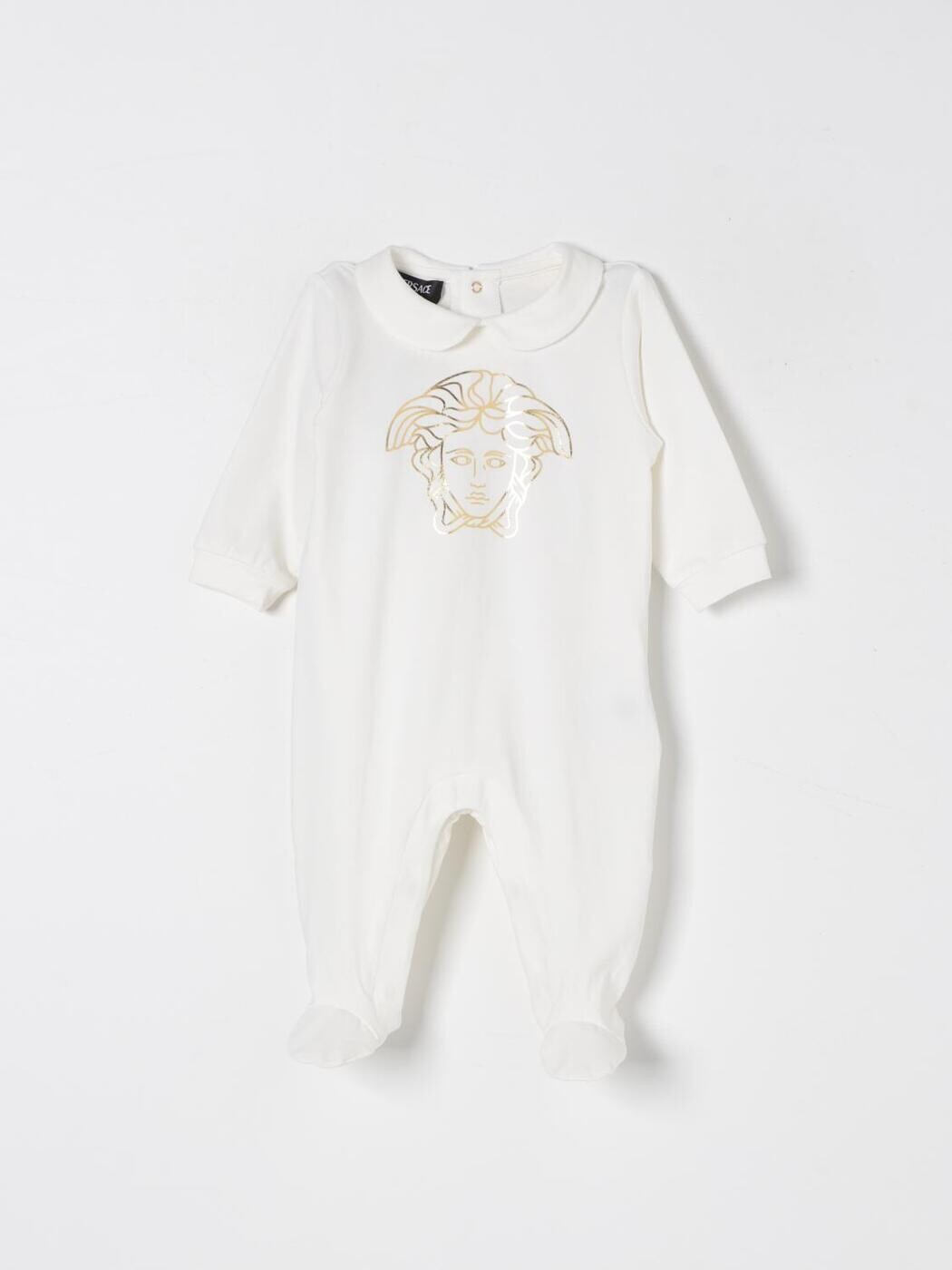 ヴェルサーチェ VERSACE パジャマ セットアップ ガールズ 白いこと Nightwear 10002871A09538 関税 貨物輸送無料 2025AW gi