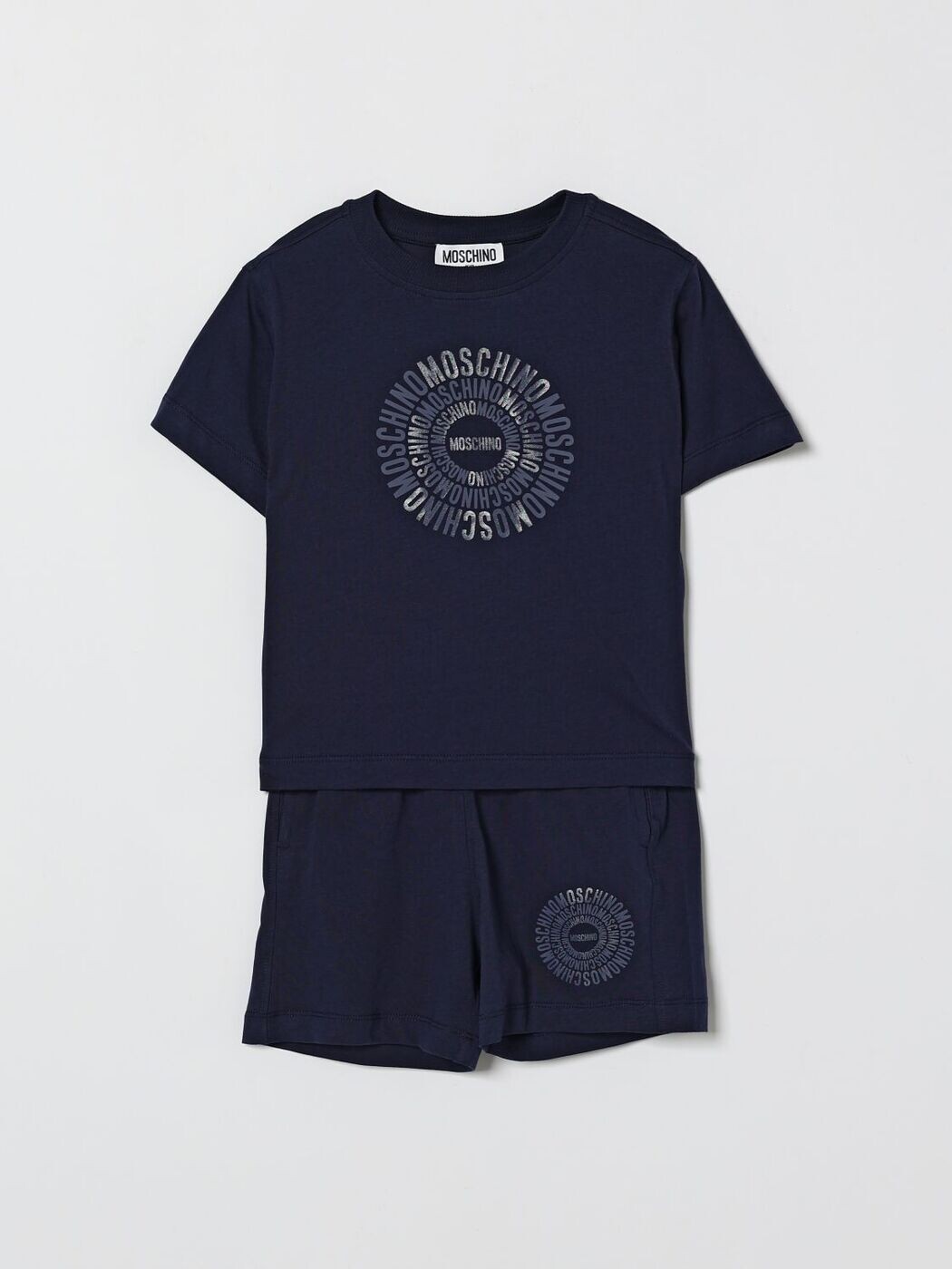モスキーノ MOSCHINO セットアップ ボーイズ 青碧 Jumpsuits HUG00YLAA02 関税 貨物輸送無料 2026SS gi