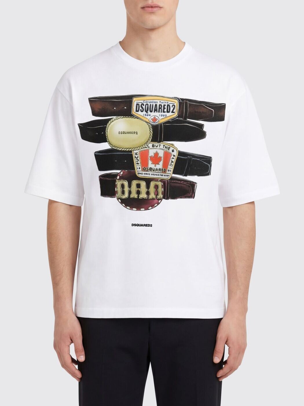 ディースクエアード DSQUARED2 プルオーバー メンズ 白いこと T-shirts S78GD0113D20033 関税 貨物輸送無料 2026SS gi