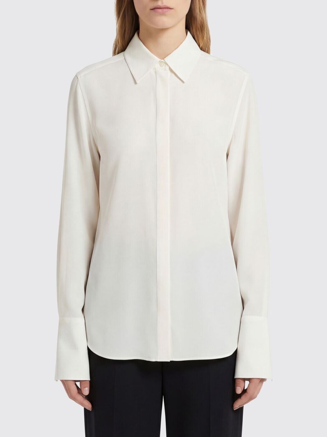 スポーツマックス SPORTMAX シャツ レディース ホワイト Shirts 2612111021600 関税 送料無料 2026SS gi