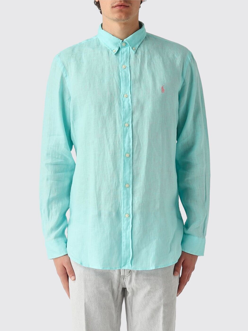 ポロ ラルフ 置き目レン POLO RALPH LAUREN プルオーバー メンズ 緑であること Shirts 710968915 Green 関税 貨物輸送無料 2026SS gi
