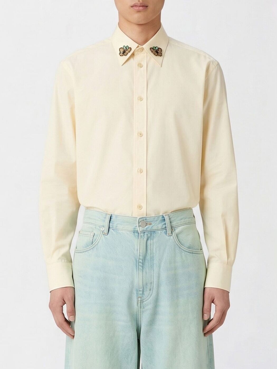 バレンチノ VALENTINO シャツ メンズ Shirts 8V3ABS86B57 Ivory 関税 送料無料 2026SS gi｜BRANDSHOP「il Tesoro」
