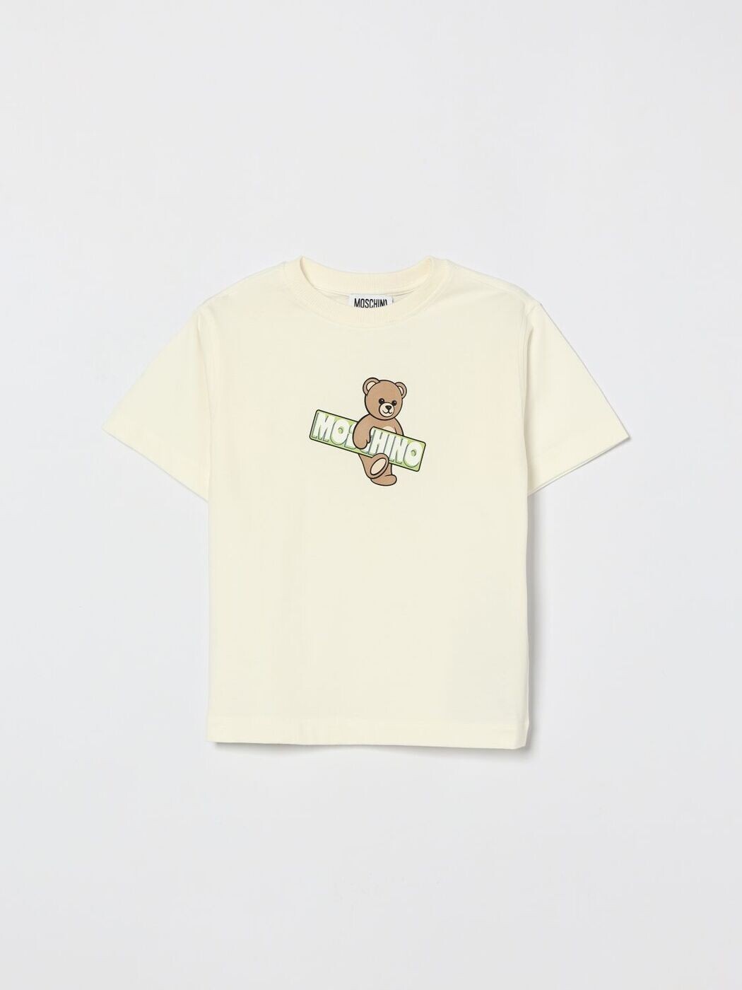 モスキーノ MOSCHINO ロングスリーブTシャツ Tシャツ ボーイズ ホワイト Long sleeve t-shirts HYM03SLFA07 White 関税 送料無料 2026SS gi｜BRANDSHOP「il Tesoro」