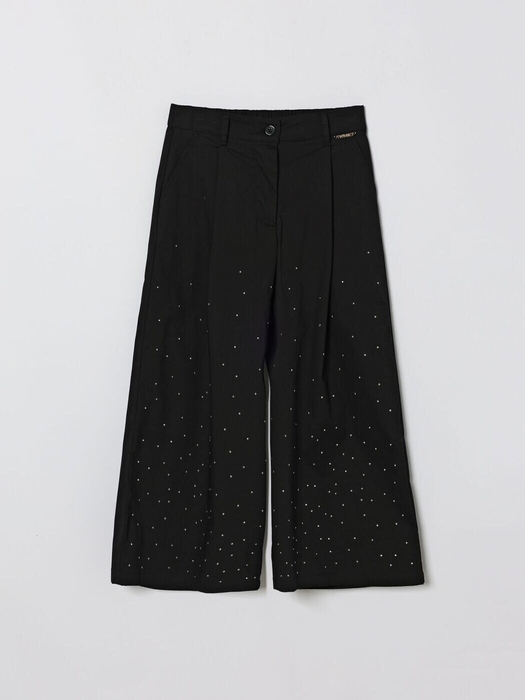 ツイン書き割り TWINSET ズボン ズボン下 ガールズ 黒いこと Trousers 261GJ2020 関税 貨物輸送無料 2026SS gi