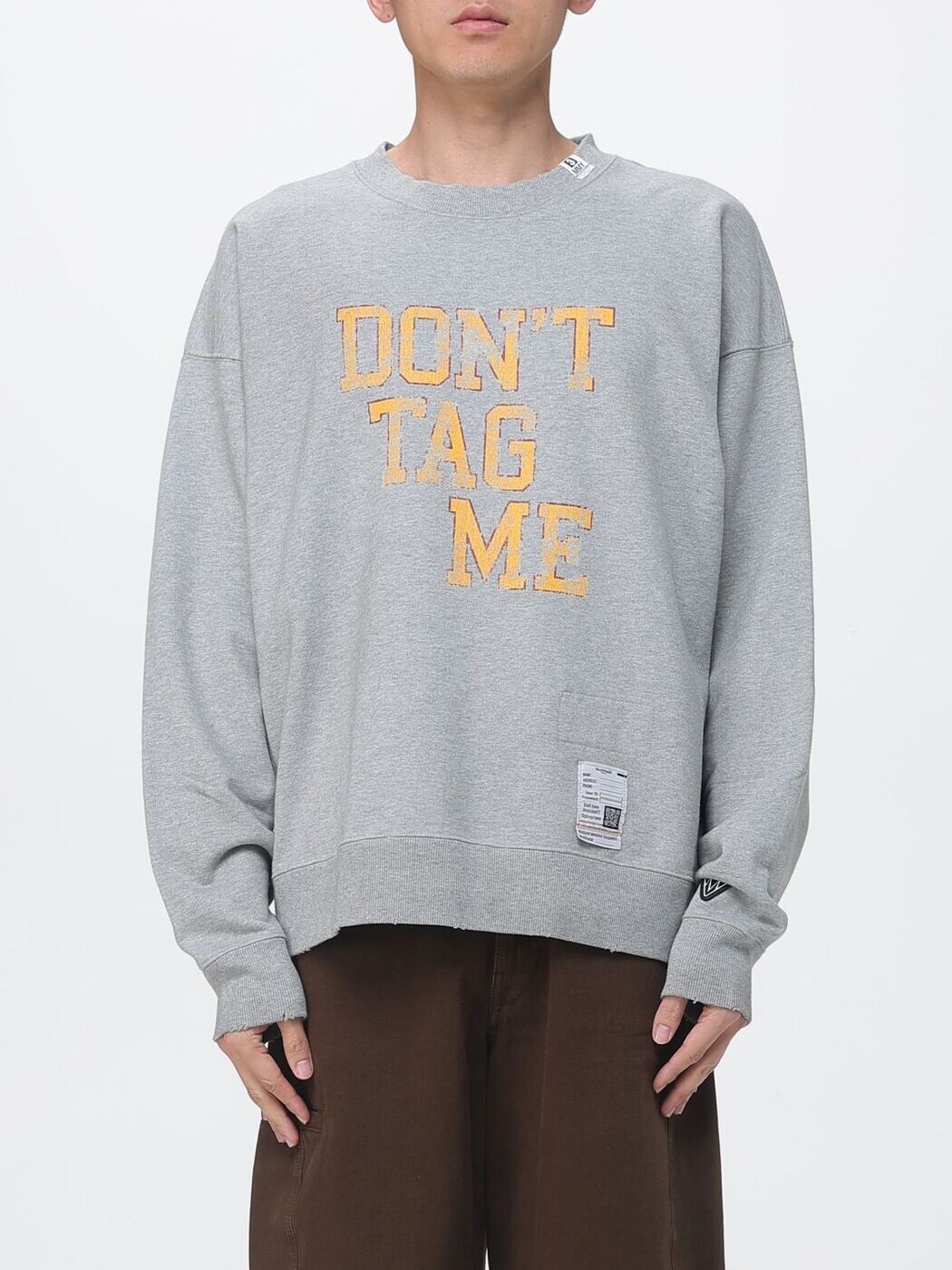 住み家 ミハラヤスヒロ MAISON MIHARA YASUHIRO トレイナー 調教師 メンズ 薄墨色 Sweatshirts J16PO782 関税 貨物輸送無料 2026SS gi