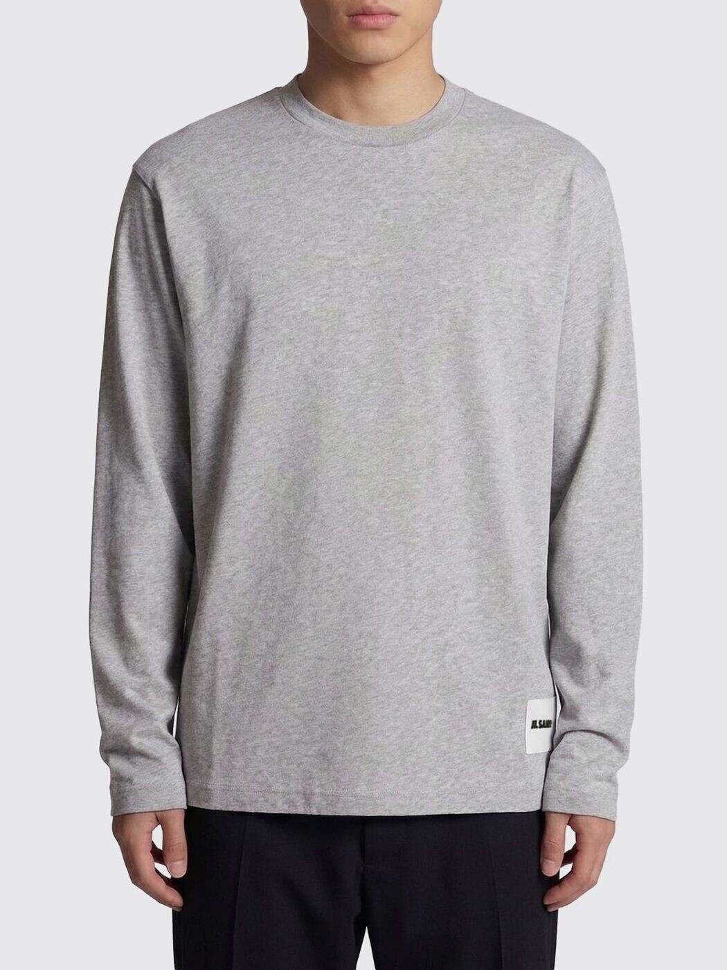 内鰓 サンダー JIL SANDER ティーシャツ メンズ 薄墨色 T-shirts J47GC0002J45048 関税 貨物輸送無料 2026SS gi メンズファッション-Tシャツ・カットソー-トップス