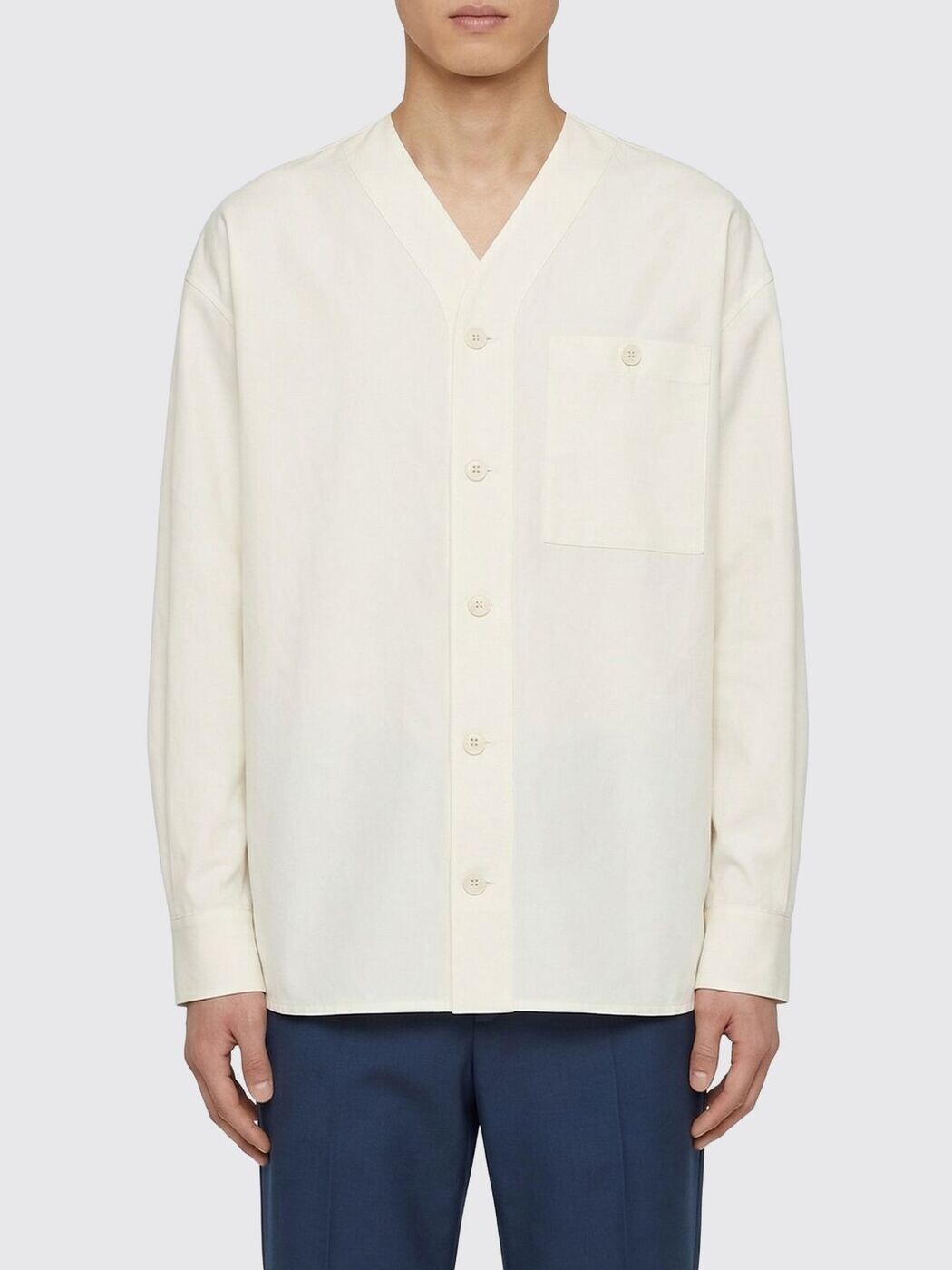 内鰓 サンダー JIL SANDER プルオーバー メンズ Shirts J47DL0177J65348 関税 貨物輸送無料 2026SS gi