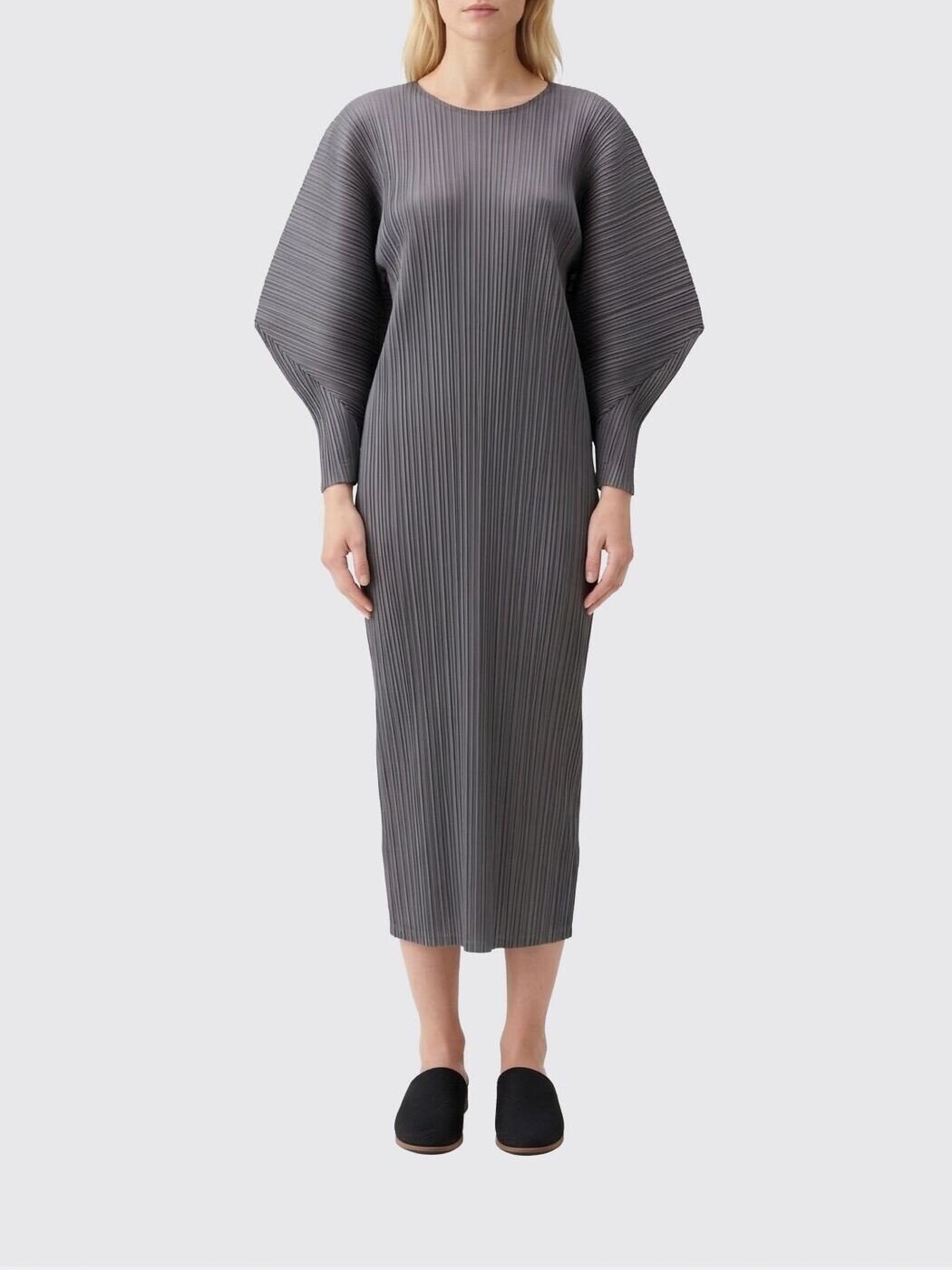PLEATS PLEASE ISSEY MIYAKE 衣裳 御召しもの レディース 薄墨色 Dresses PP66JH434 関税 貨物輸送無料 2026SS gi