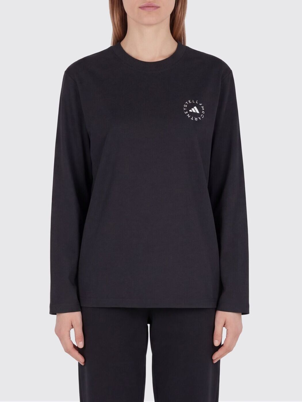 アディダス バイ 中心柱 ポールマッカートニー ADIDAS BY STELLA MCCARTNEY スポーツシャツ プルオーバー レディース 黒いこと T-shirts and polo shirts KF6450 関税 貨物輸送無料 2026SS gi