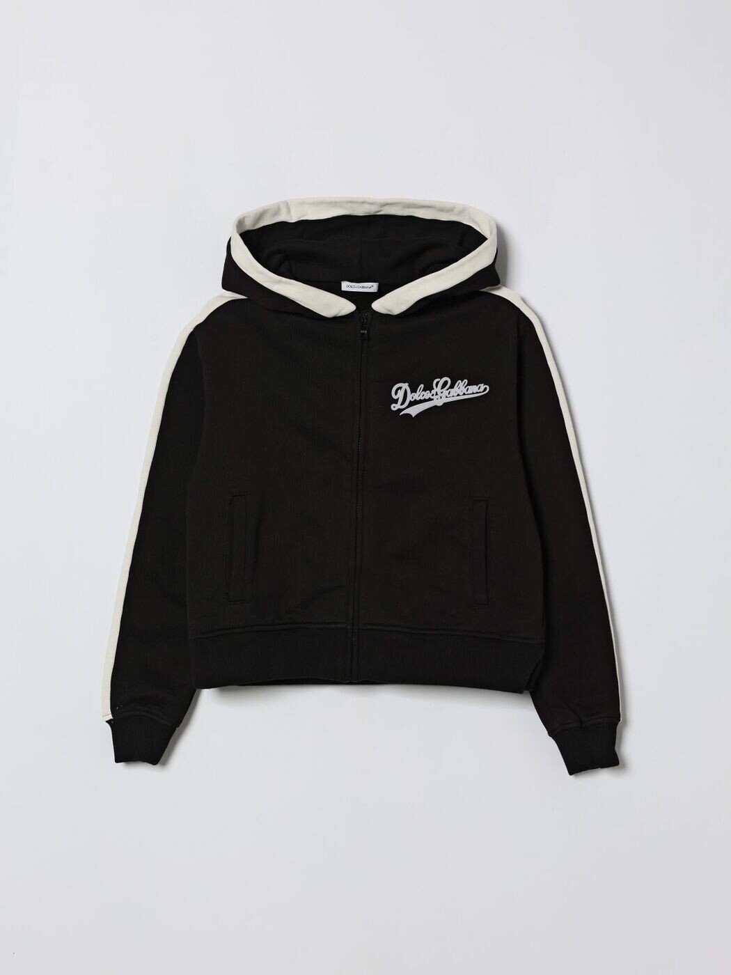 ドルチェ＆ガッバーナ DOLCE\u0026GABBANA クルーネックジャンパー 編み物御召しもの ガールズ 黒いこと Crew neck jumpers L5JWCVG7PWH 関税 貨物輸送無料 2026SS gi