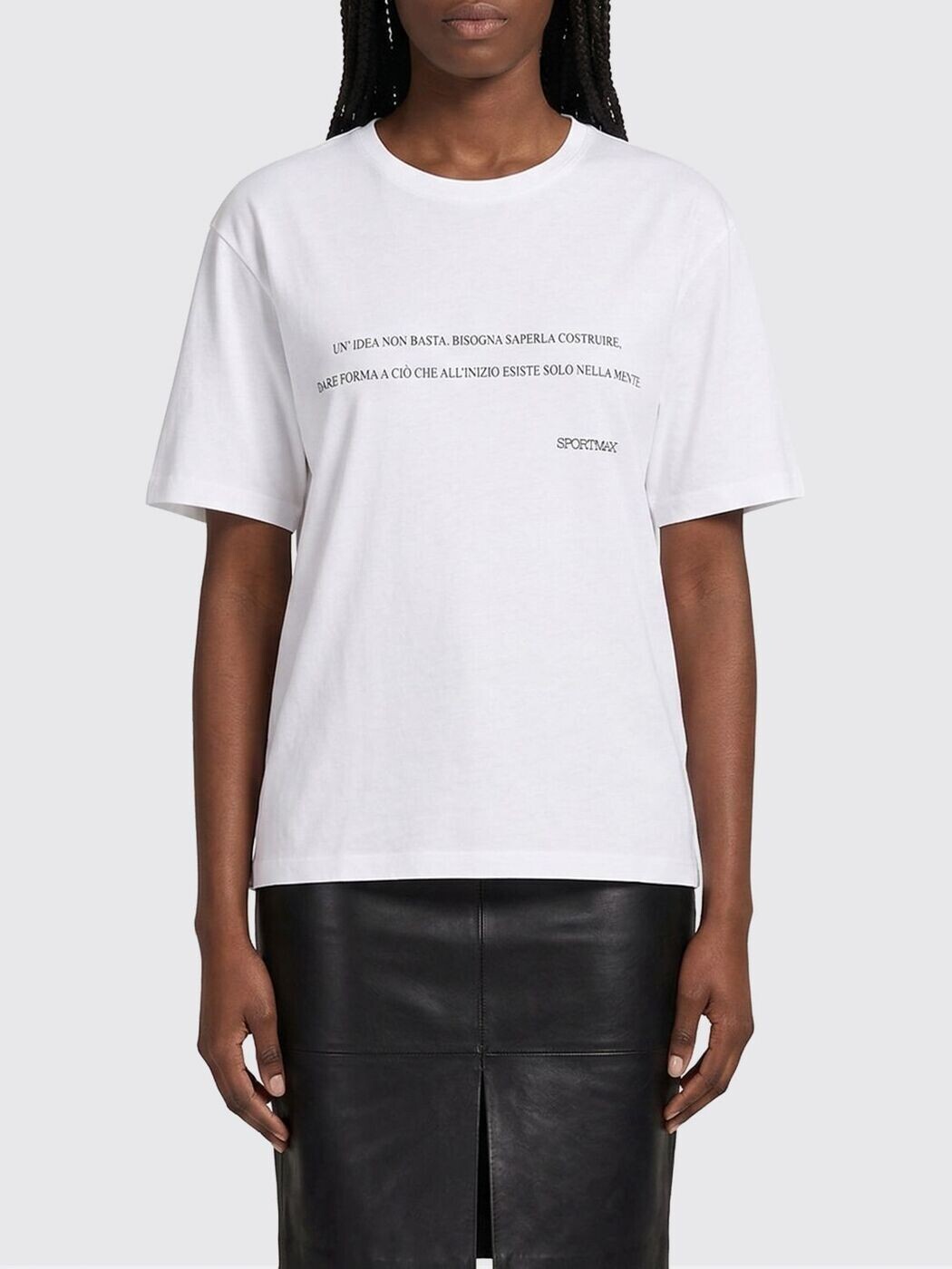 スポーツマックス SPORTMAX ポロシャツ Tシャツ レディース ホワイト T-shirts and polo shirts 2612971015600 White 関税 送料無料 2026SS gi｜BRANDSHOP「il Tesoro」
