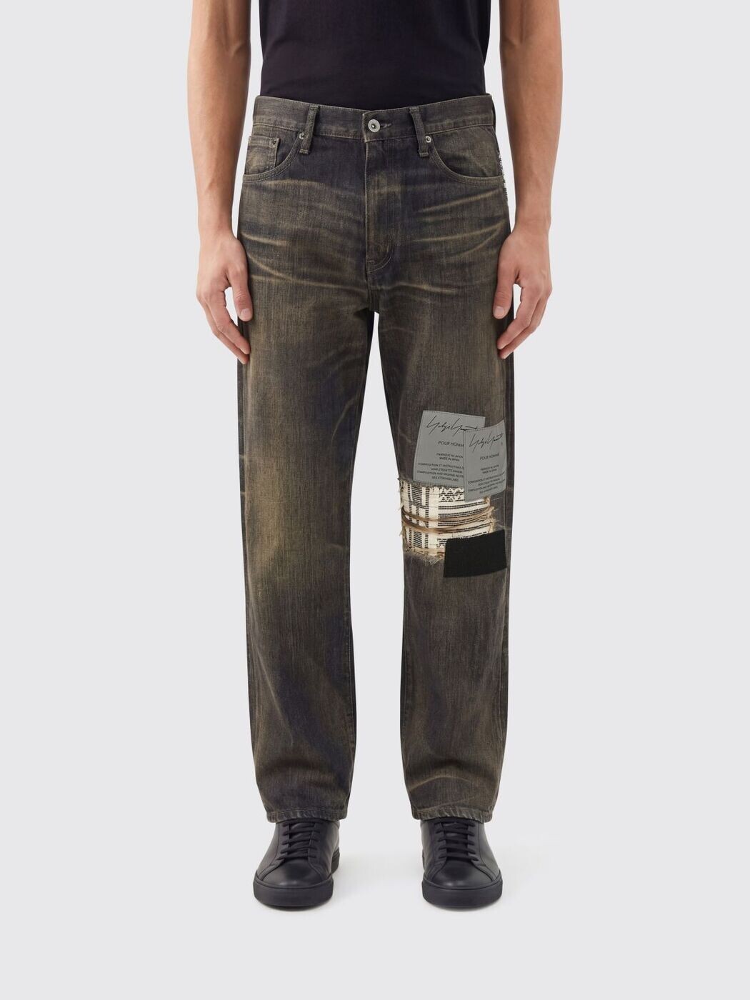 ヨウジ ヤマモト YOHJI YAMAMOTO デニム メンズ ブラック Jeans HKP94065 Black 関税 送料無料 2026SS gi｜BRANDSHOP「il Tesoro」