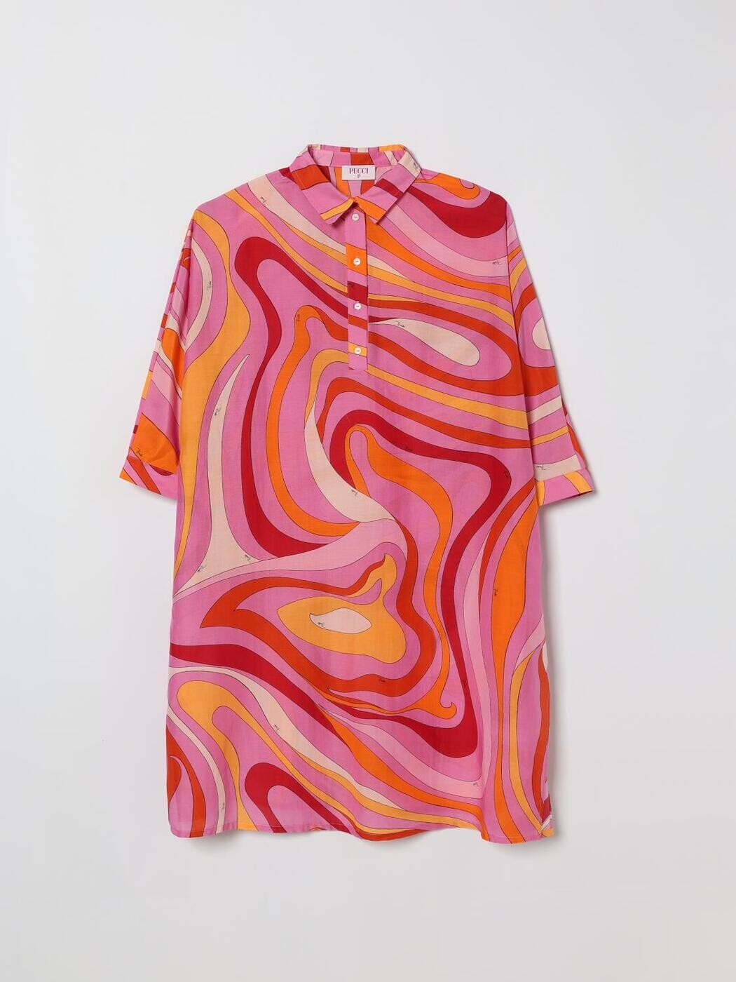 プッチ PUCCI ロング御召しもの 御召しもの ガールズ さくら色 Long dresses PY1B50M0077 関税 貨物輸送無料 2026SS gi
