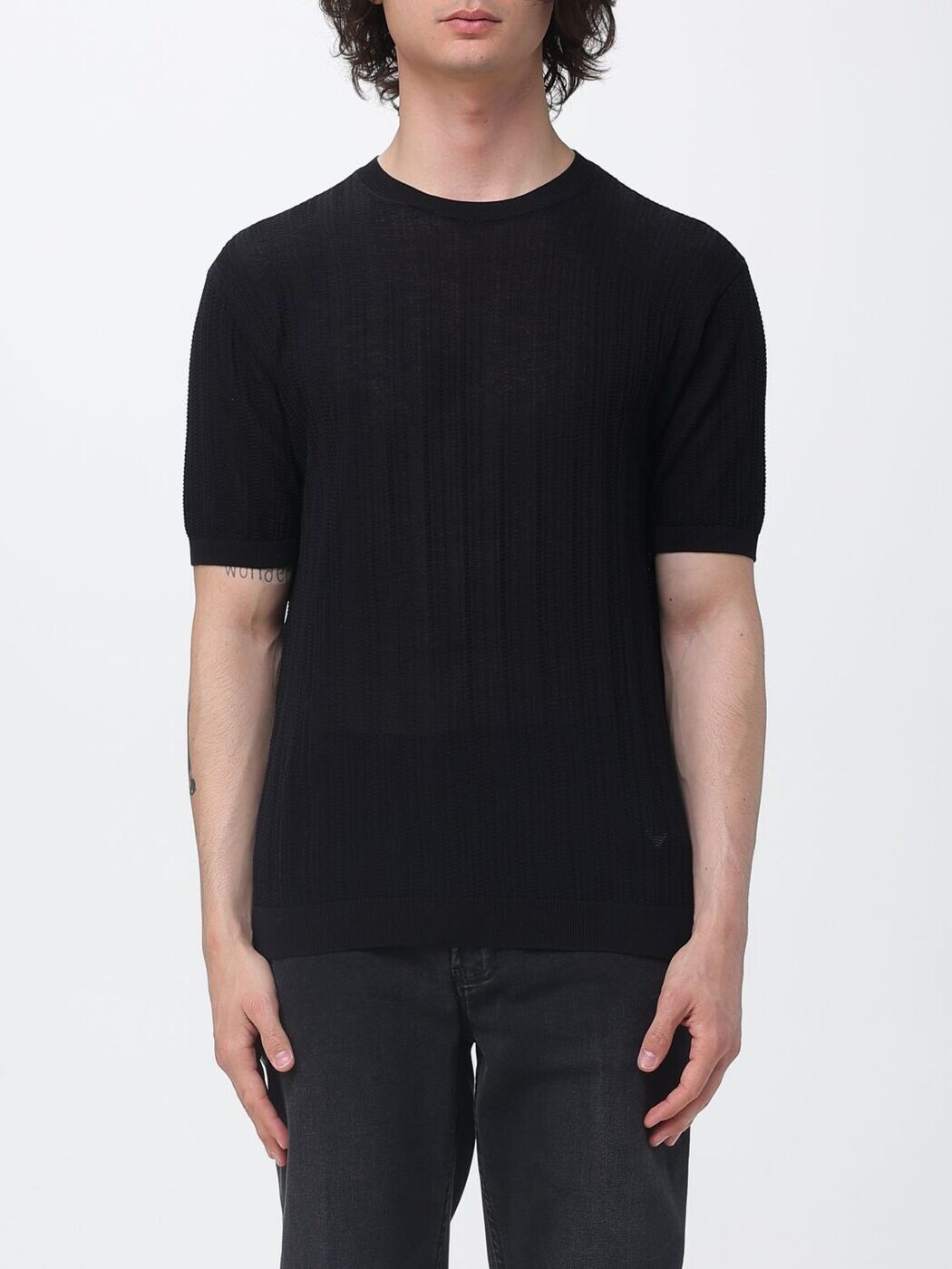 エンポリオ アルマーニ EMPORIO ARMANI セーター ニットウェア メンズ ブラック Knitwear EM004740AF23761 Black 関税 送料無料 2026SS gi｜BRANDSHOP「il Tesoro」