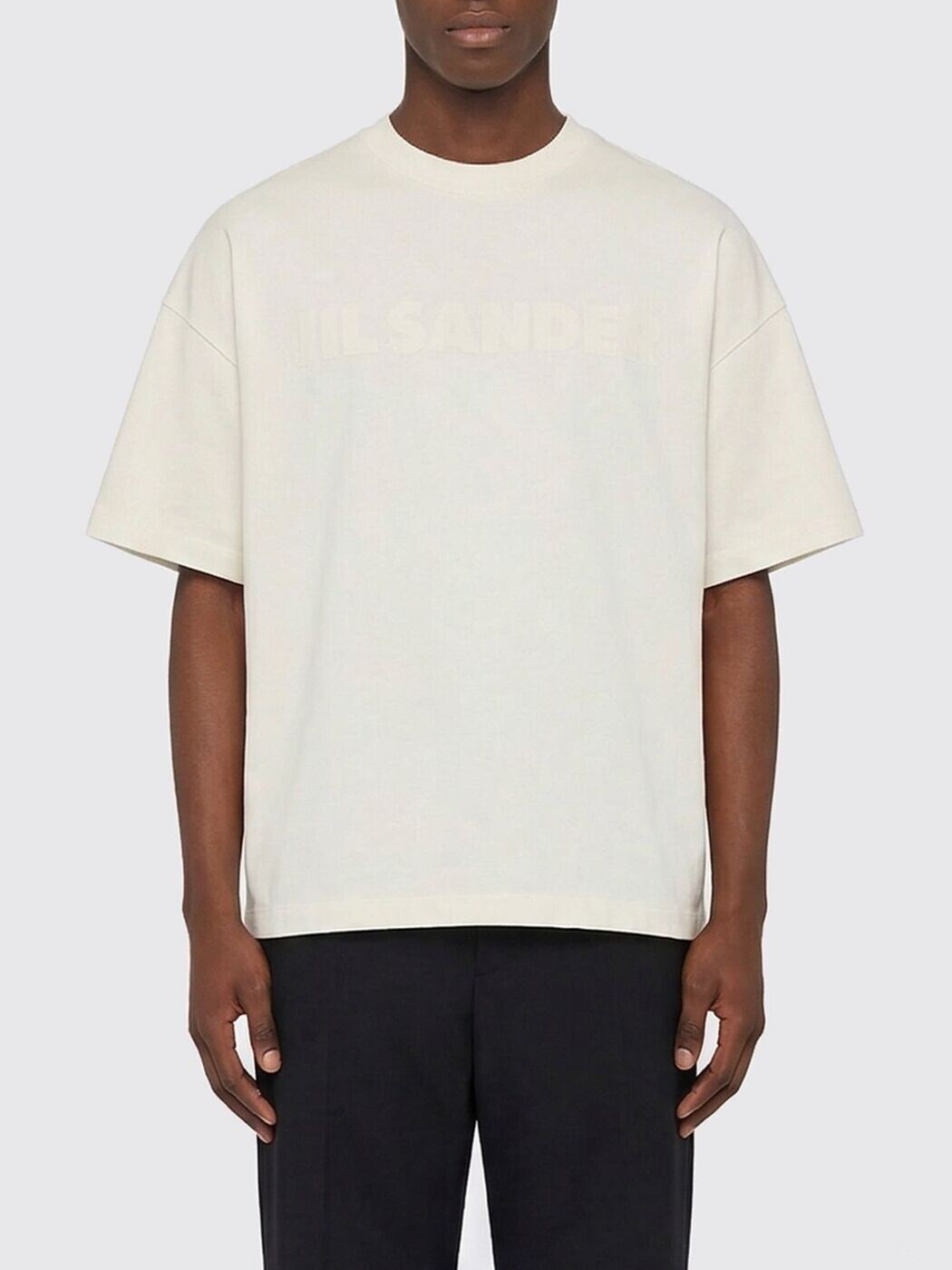 内鰓 サンダー JIL SANDER ティーシャツ メンズ ベージュ T-shirts J22GC0221J20354 関税 貨物輸送無料 2026SS gi Tシャツ・カットソー-トップス