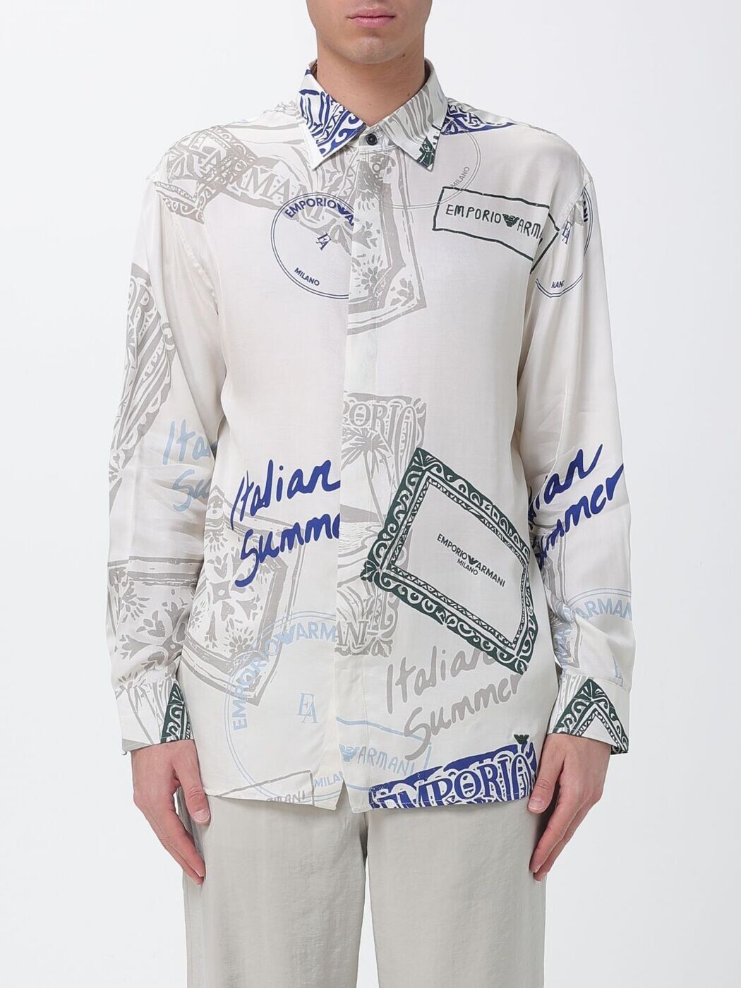 エンポリオ アルマーニ EMPORIO ARMANI シャツ メンズ マルチカラー Shirts EM005762AF13285 Multicolor 関税 送料無料 2026SS gi|BRANDSHOP「il Tesoro」
