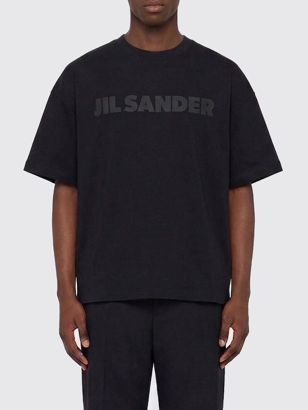 内鰓 サンダー JIL SANDER ティーシャツ メンズ 黒いこと T-shirts J22GC0221J20354 関税 貨物輸送無料 2026SS gi Tシャツ・カットソー-トップス