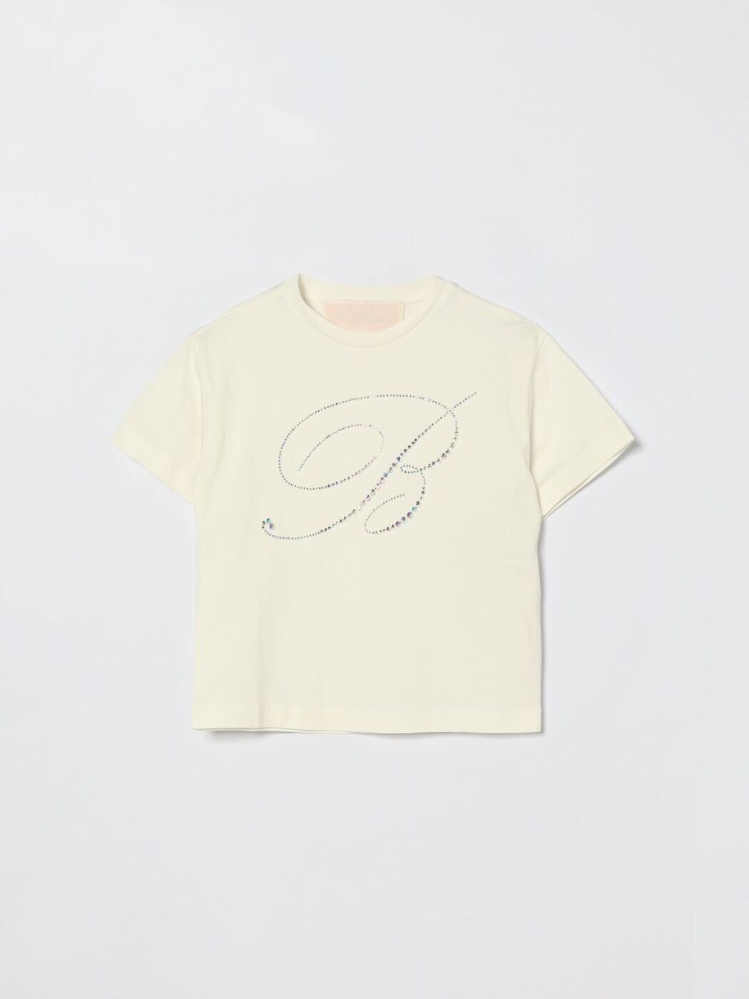 ミスブルマリン MISS BLUMARINE ロング捩りプルオーバー プルオーバー ガールズ Long sleeve t-shirts BFTS0270JF031 関税 貨物輸送無料 2026SS gi