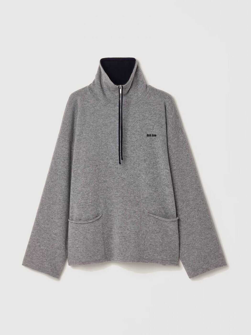 ミュウ ミュウ MIU MIU プルオーバー 編み物御召しもの レディース 薄墨色 Knitwear MMR462SOOO18YX 関税 貨物輸送無料 2026SS gi