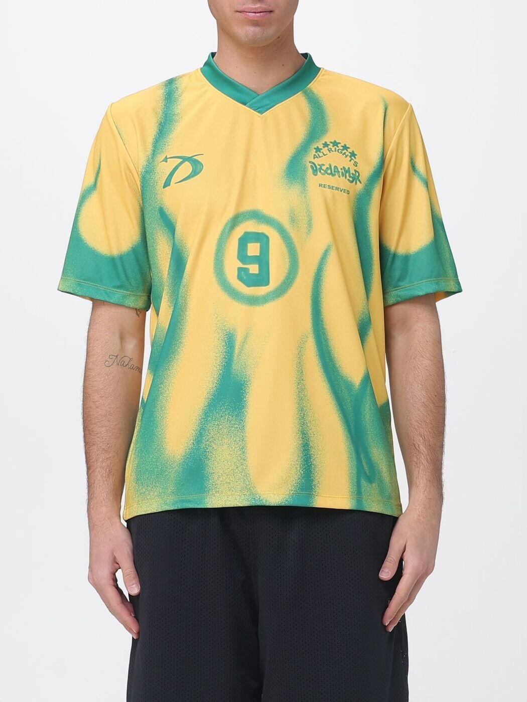 DISCLAIMER Tシャツ メンズ イエロー T-shirts 26EDS55539 Yellow 関税 送料無料 2026SS gi｜BRANDSHOP「il Tesoro」