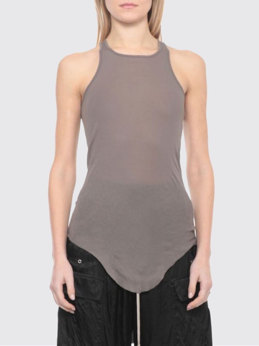 リック オウエンス RICK OWENS プルオーバー トップス レディース 薄墨色 T-shirts and tops RP01F6101MR 関税 貨物輸送無料 2026SS gi