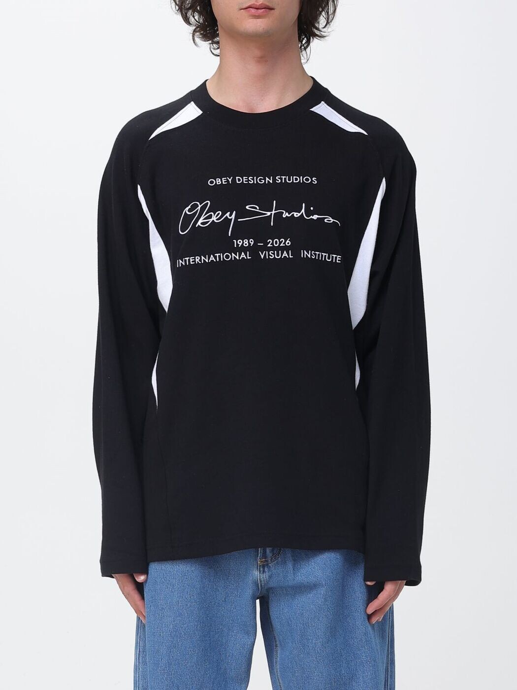 オベイ OBEY プルオーバー メンズ 黒いこと T-shirts 131030145 関税 貨物輸送無料 2026SS gi