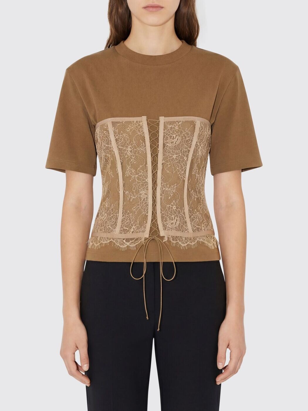 ジウゼッペディモラビト GIUSEPPE DI MORABITO スポーツシャツ ティーシャツ レディース 赤銅色 T-shirts and polo shirts 06PSTO39516309 関税 貨物輸送無料 2026SS gi