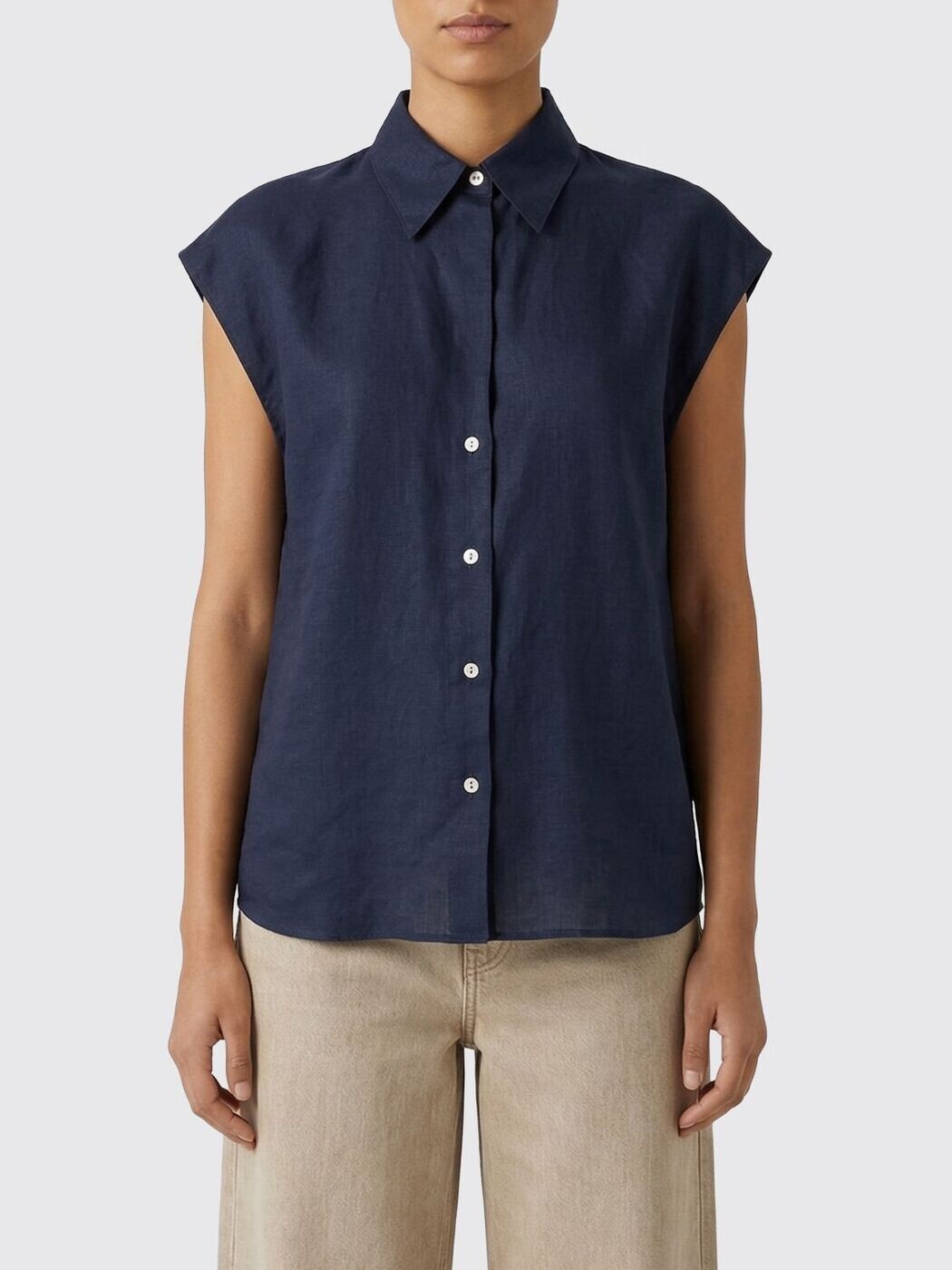 ヴィンス VINCE シャツ レディース ブルー Shirts V026712962 関税 送料無料 2026SS gi