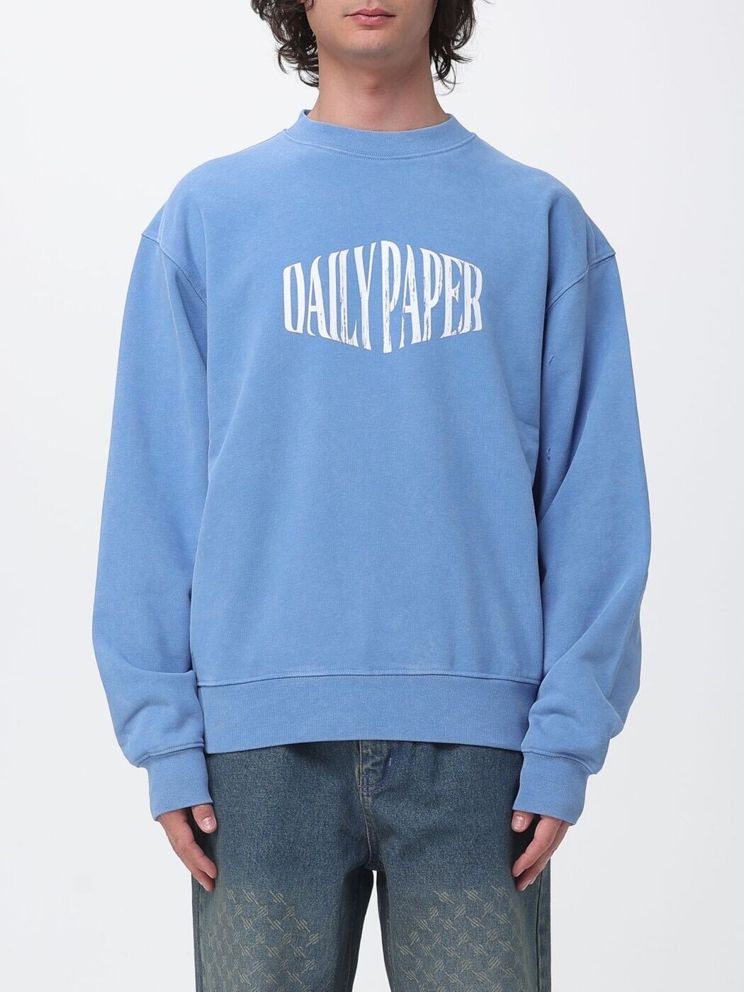 デイリー調査報告 DAILY PAPER トレーナー 調教師 メンズ 青色 Sweatshirts 2610030 関税 貨物輸送無料 2026SS gi