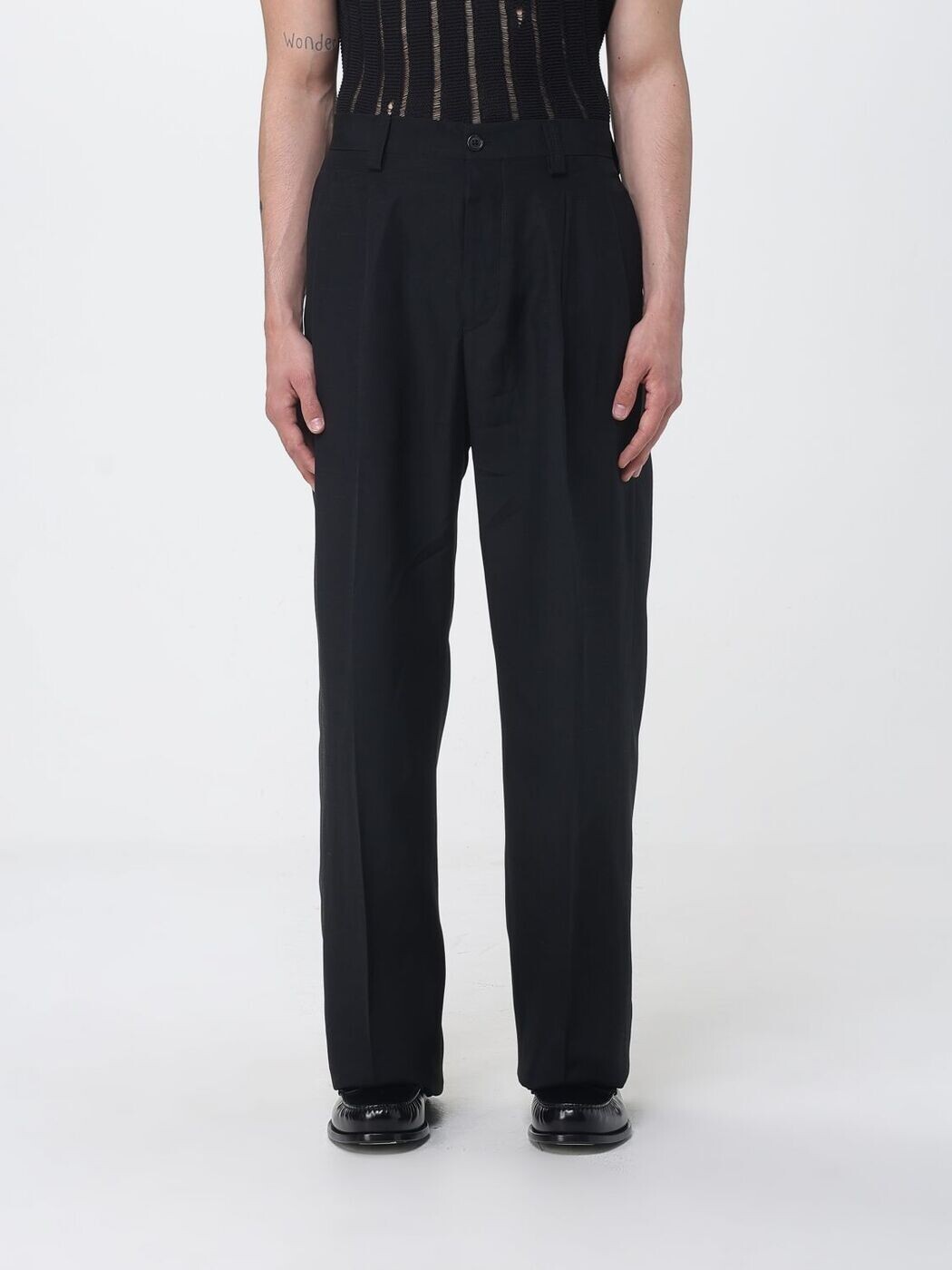 ラネウス LANEUS ズボン パンツ メンズ ブラック Trousers S6LAMAPA085 Black 関税 送料無料 2026SS gi｜BRANDSHOP「il Tesoro」