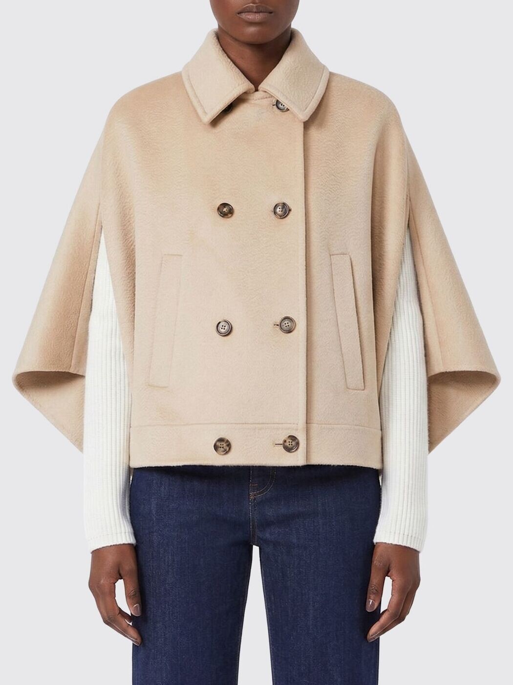 マックス パンパノウサギ MAX MARA トレンチコート 厚地の外套 レディース ベージュ Coats and trench coats 2614731051600 関税 貨物輸送無料 2026SS gi